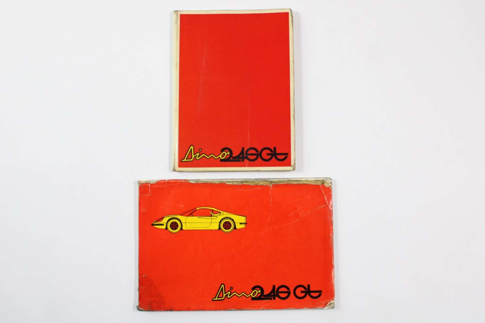 1972 Ferrari 246 Dino GT GTS Complete Handbook Manual Pouch -Auction Lot