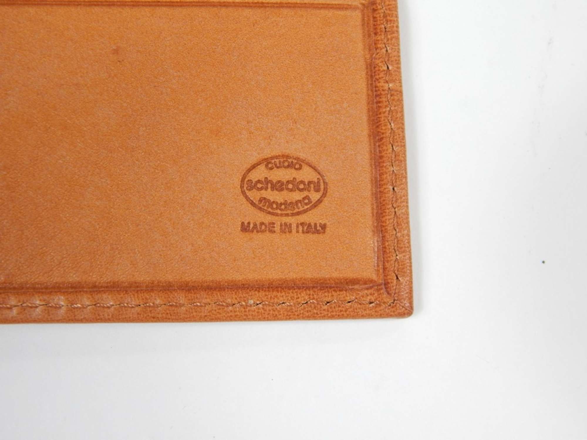 1980s Ferrari Schedoni Leather Bi-fold Credit Card Wallet-Auction Lot