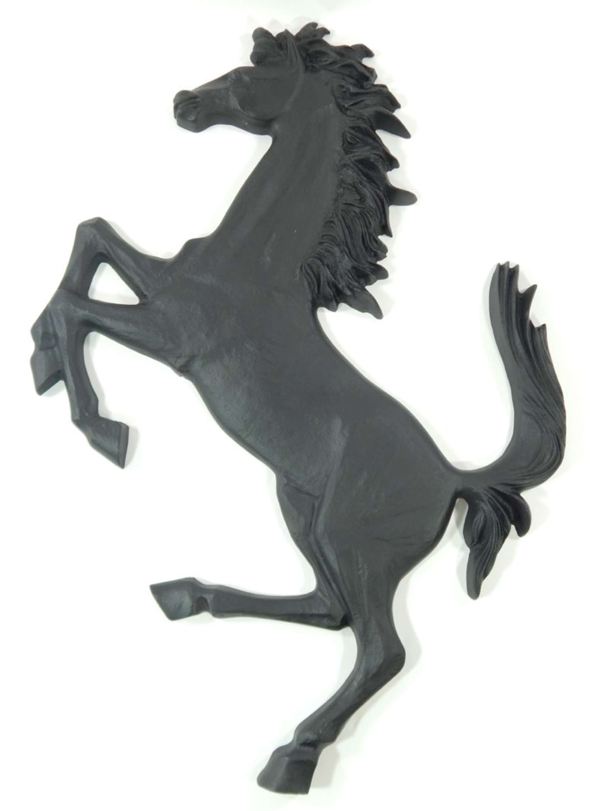 Large Aluminium Prancing Horse Wall Art-Sold