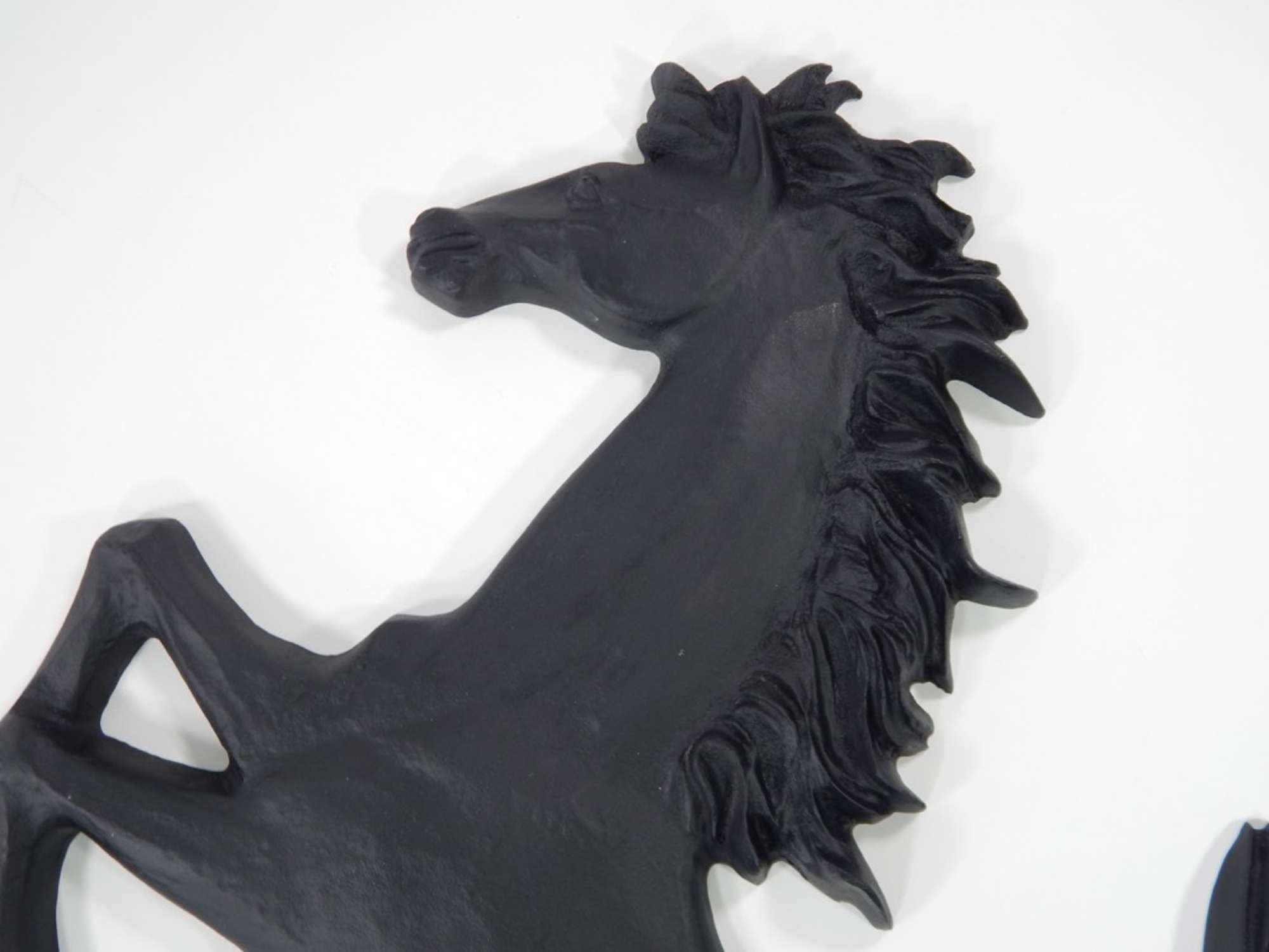 Large Aluminium Prancing Horse Wall Art-Sold