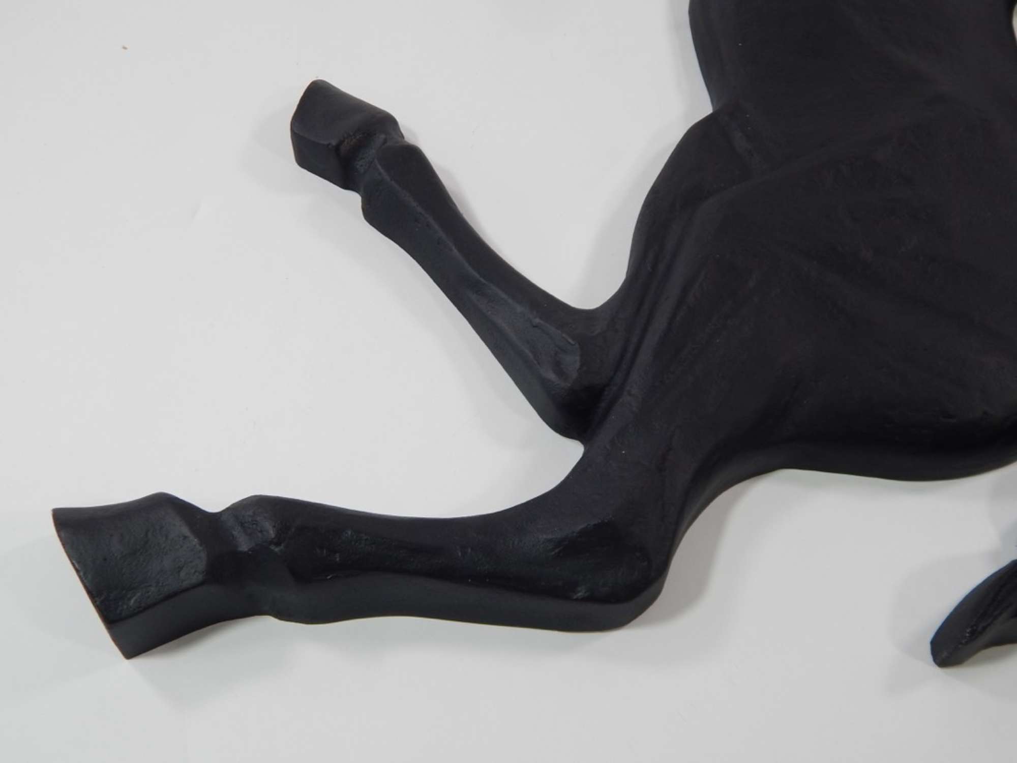 Large Aluminium Prancing Horse Wall Art-Sold