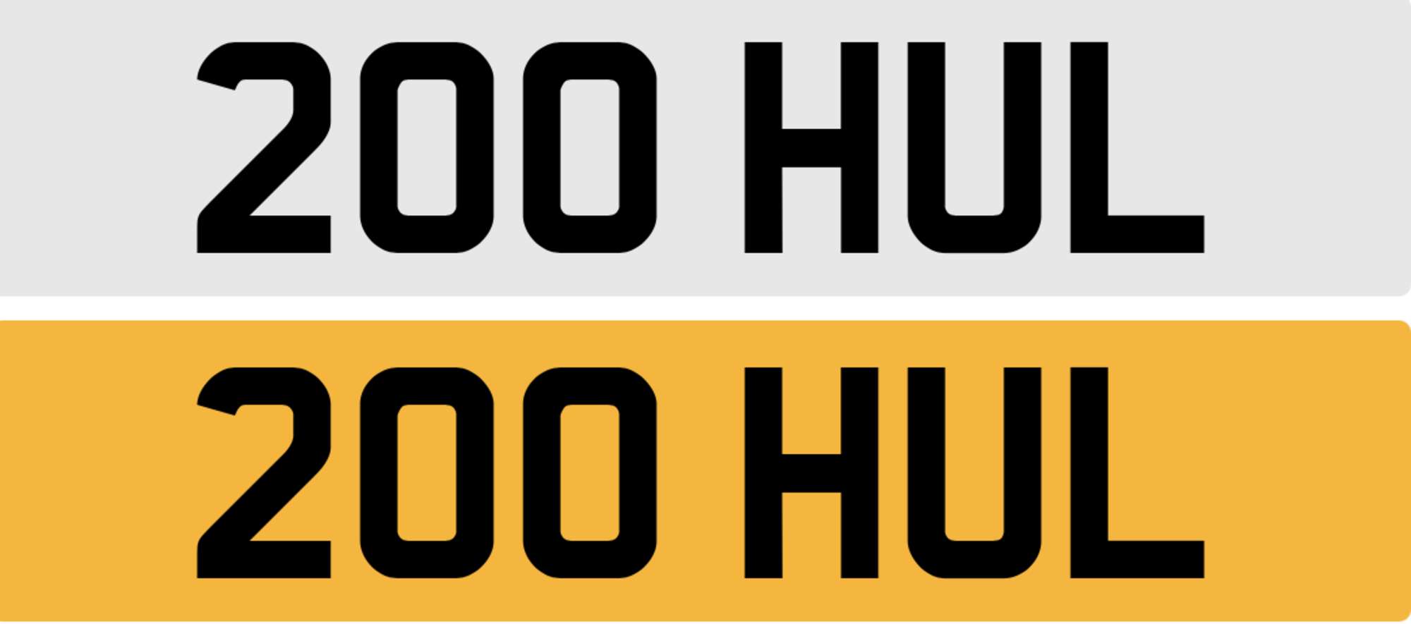 Registration Number 200 HUL-Sold