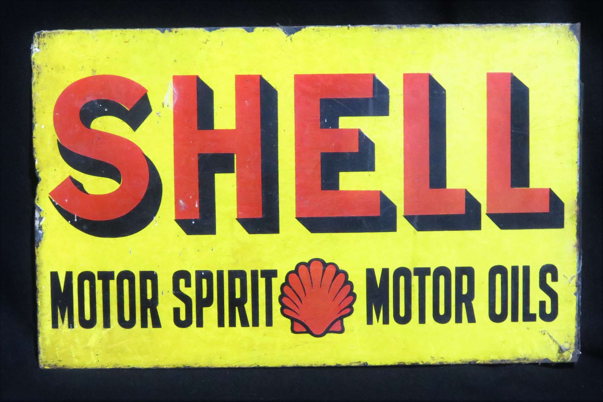 Original Shell Motor Spirits Enamelled Steel Sign-Sold