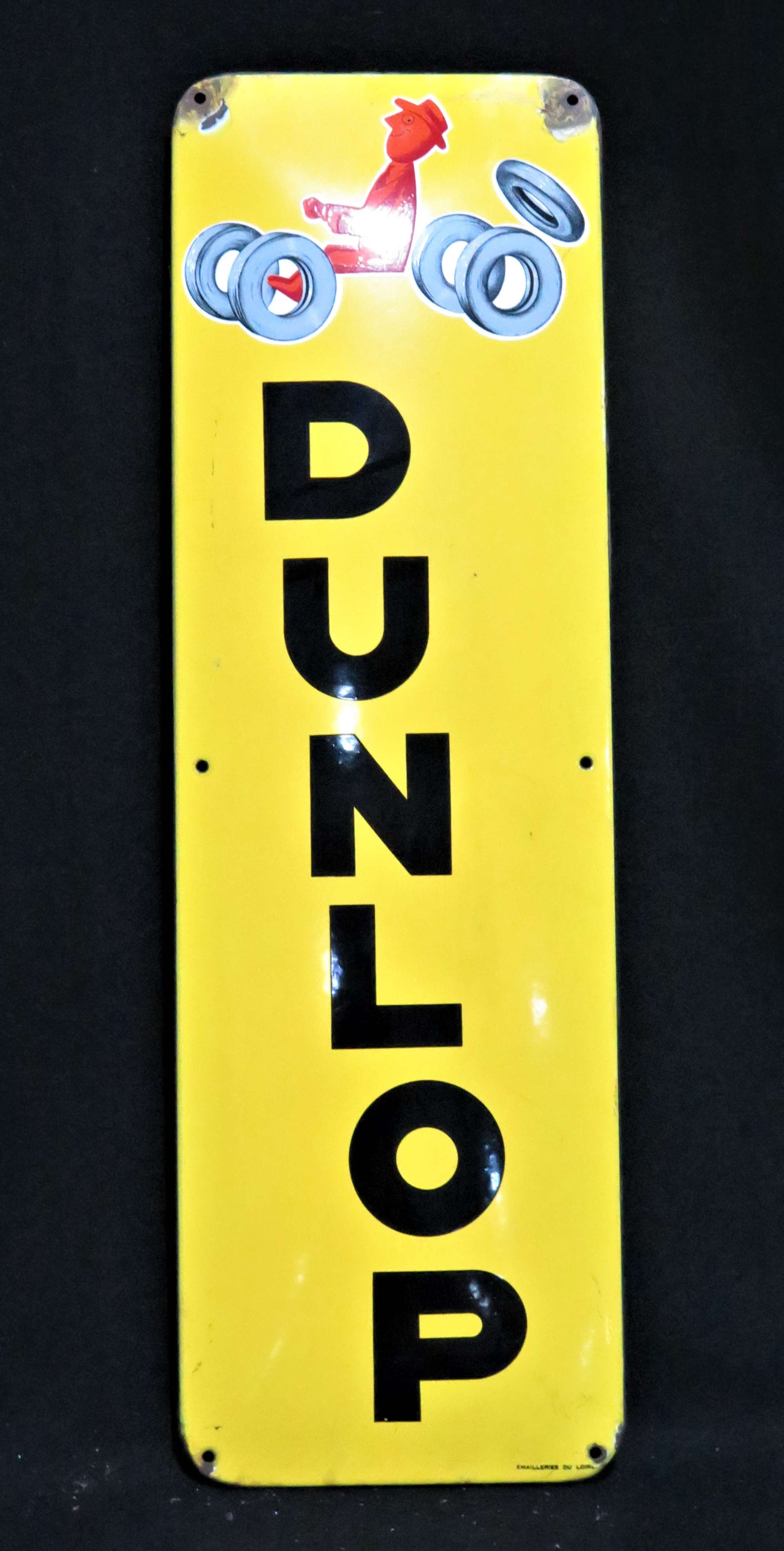 Original Dunlop Enamelled Steel Sign-Sold