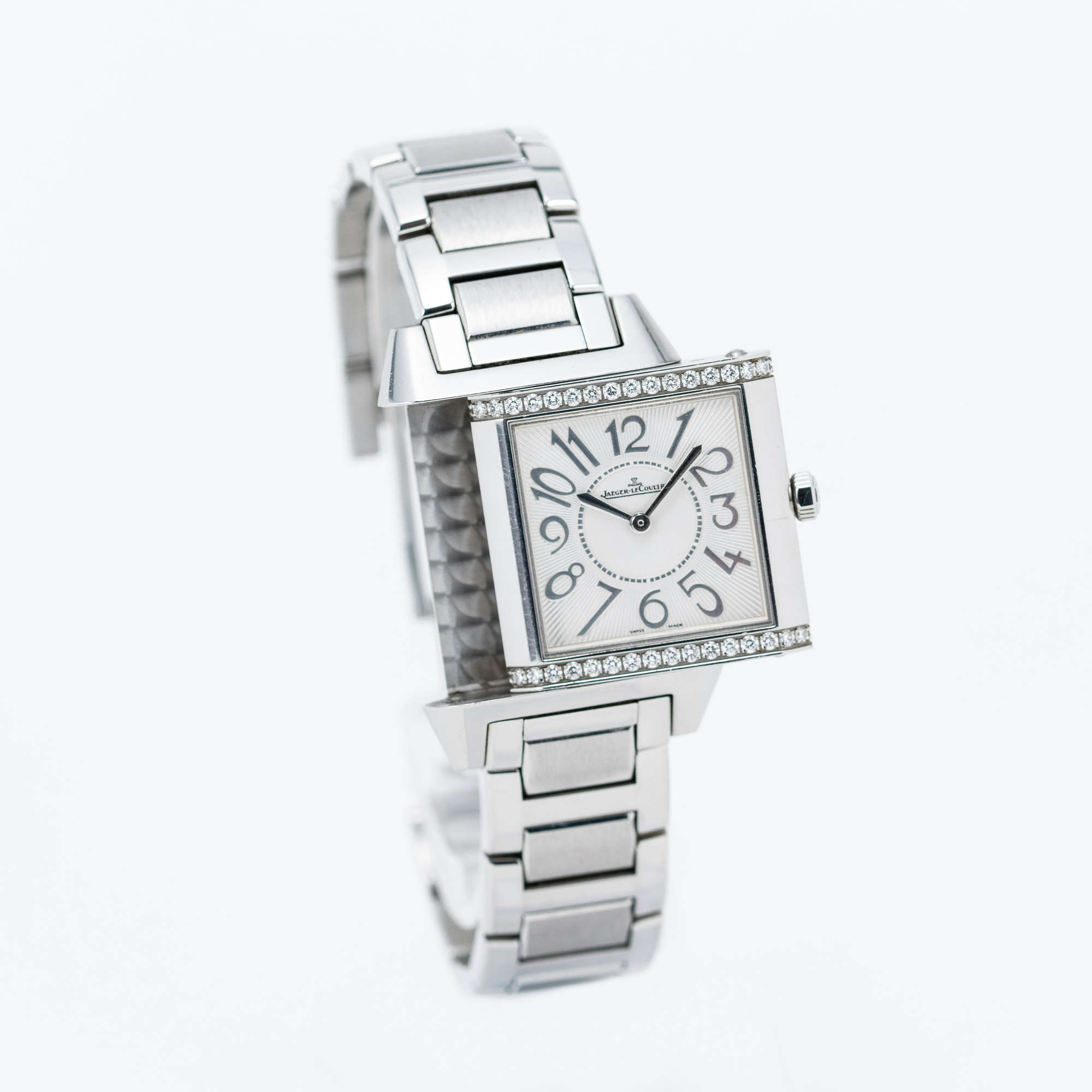 Jaeger le Coultre Reverso Squadra Diamond 2014 complete with-Sold