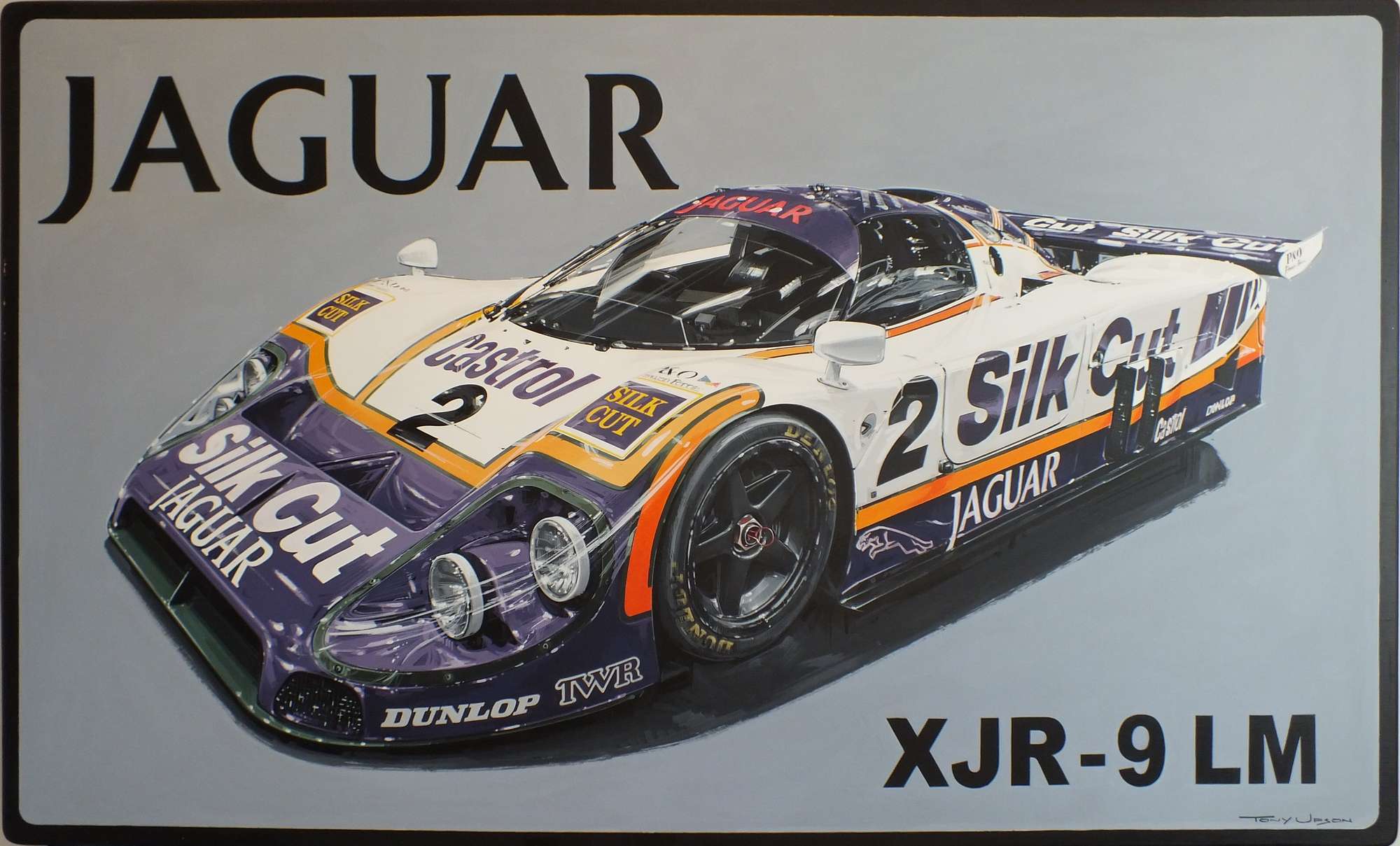 Jaguar XJR 9 Le Mans by Tony Upson-Sold
