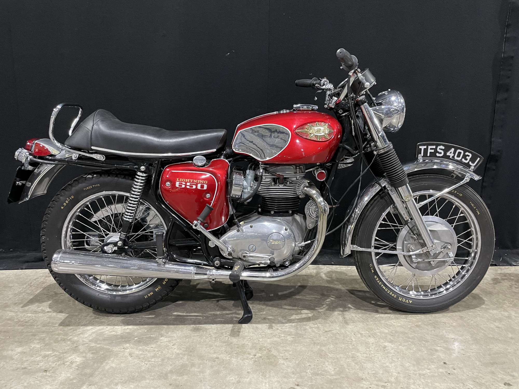 1970 BSA A65 Lightning-Sold