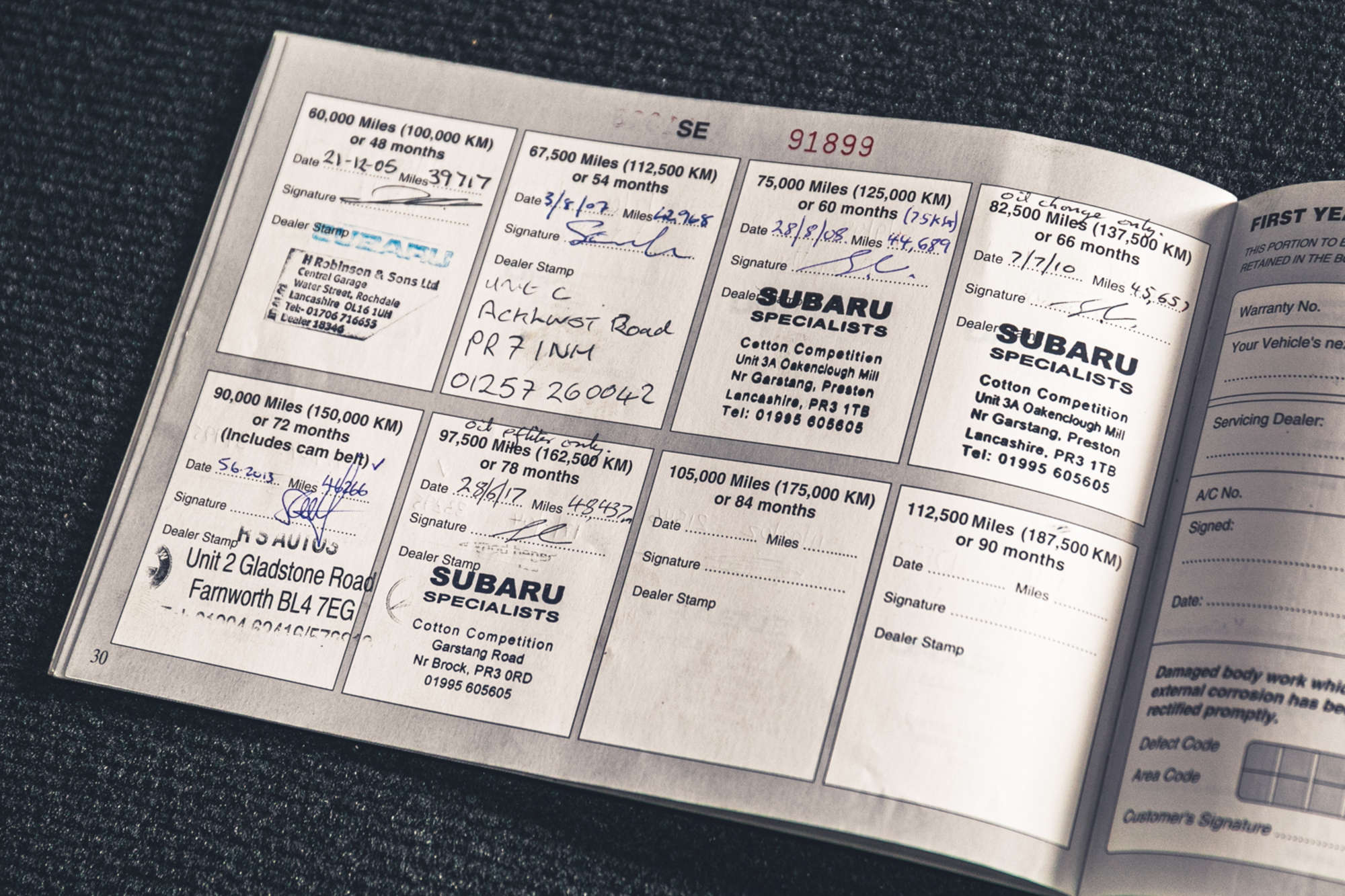 1999 Subaru 22B-STi Type UK-Sold