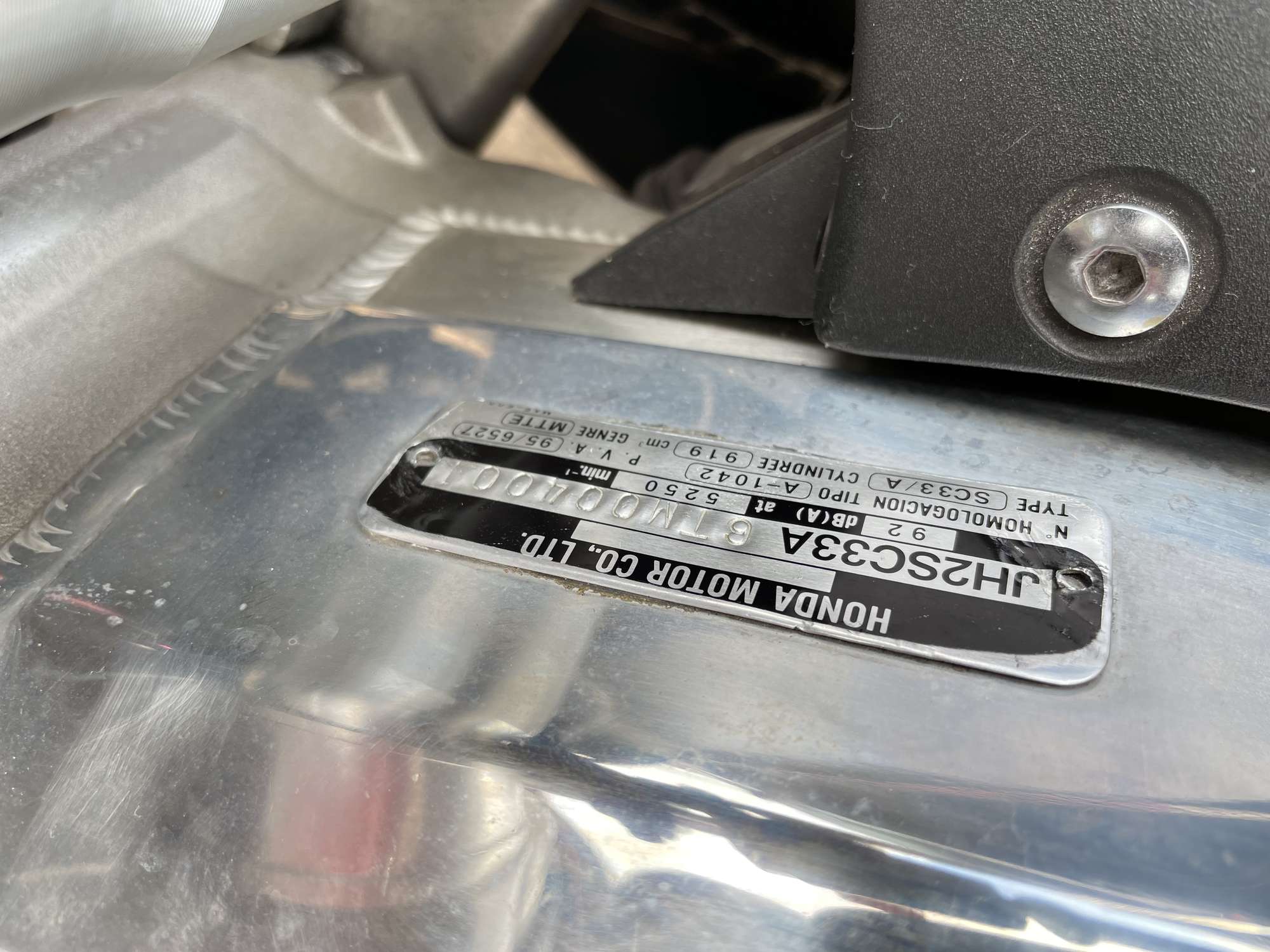 1996 Honda CBR900RR Fireblade-Sold