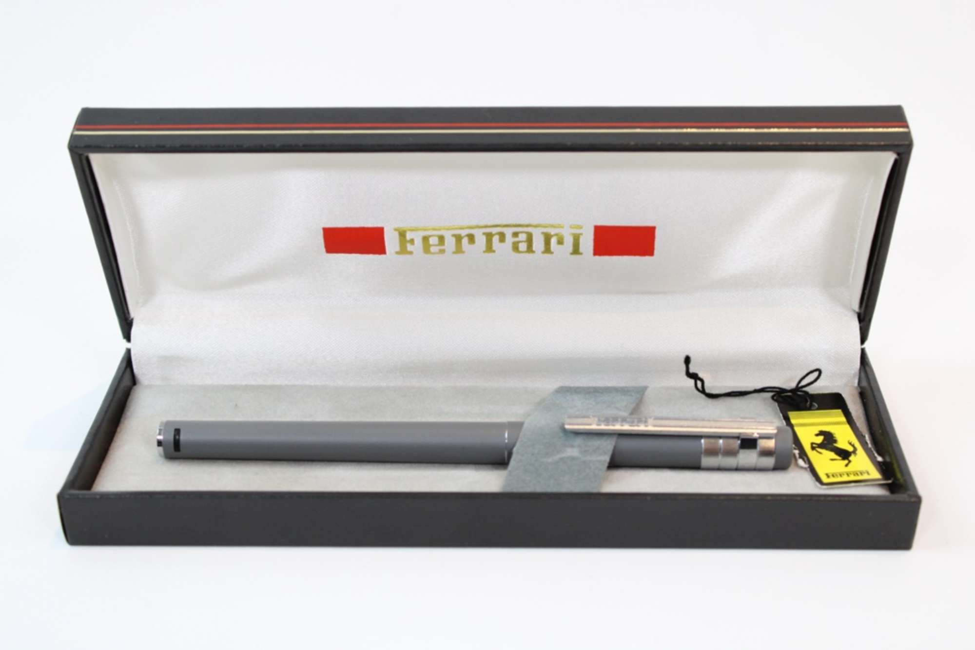 1980s Ferrari Formula Cartier Grey Fountain Pen Set (308, 32-Auction Lot