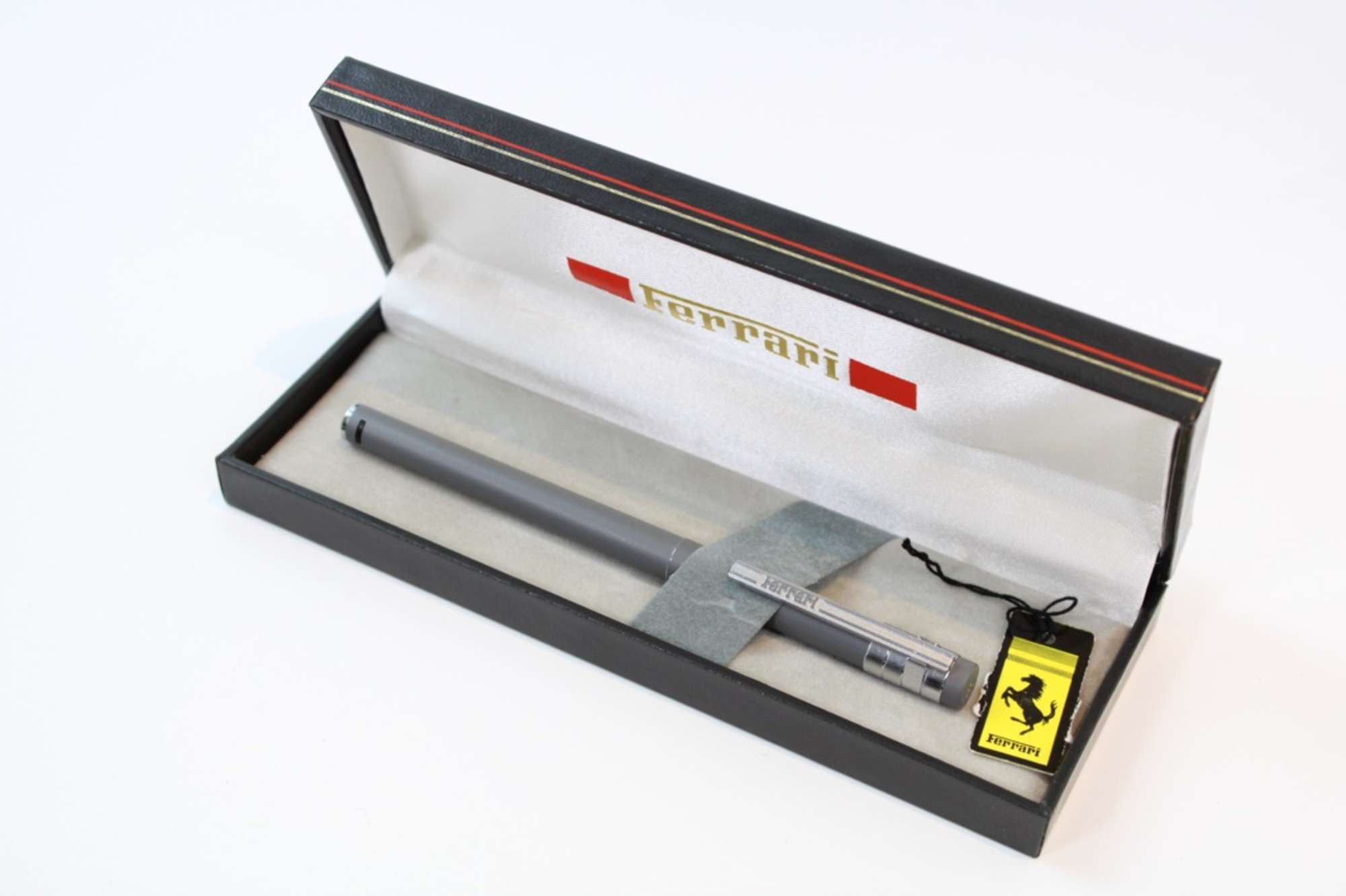 1980s Ferrari Formula Cartier Grey Fountain Pen Set (308, 32-Auction Lot
