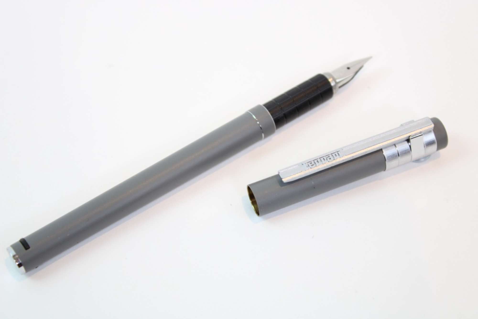 1980s Ferrari Formula Cartier Grey Fountain Pen Set (308, 32-Auction Lot