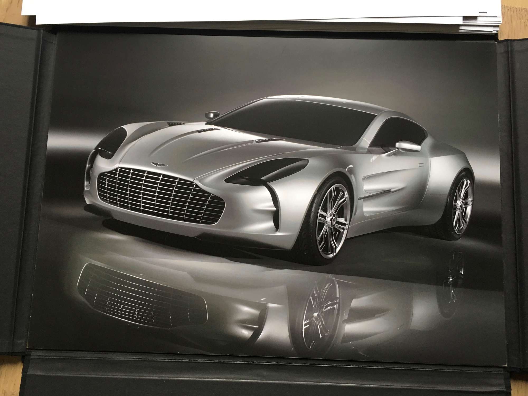 Aston Martin One-77 Preview Brochure-Sold