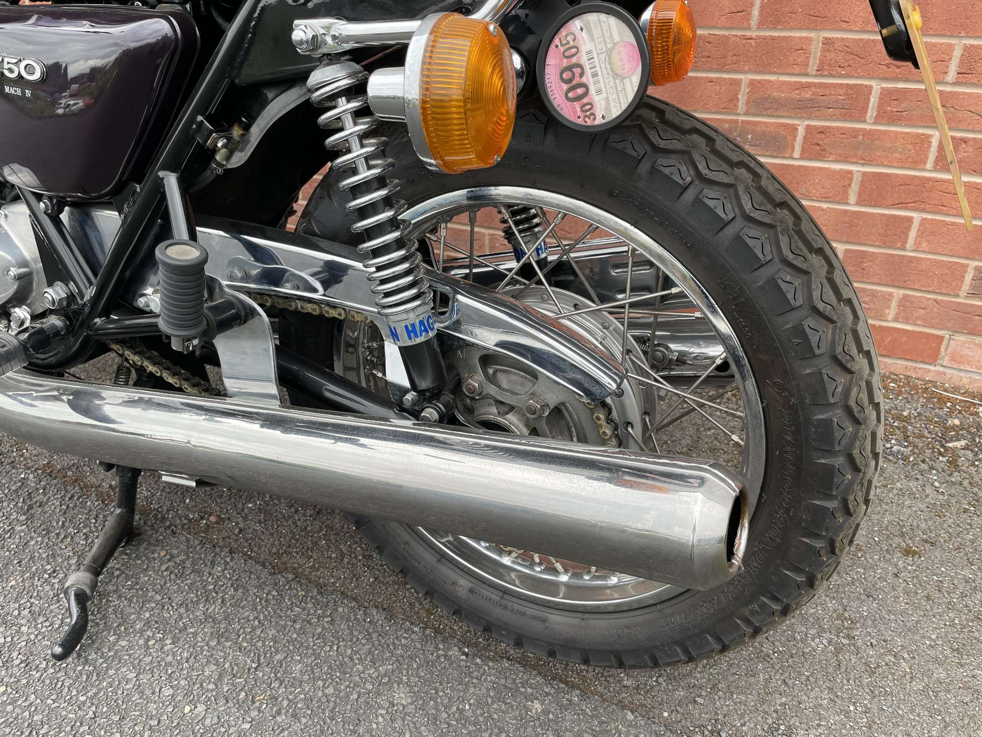 1974 Kawasaki H2B Mach IV 750-Auction Lot