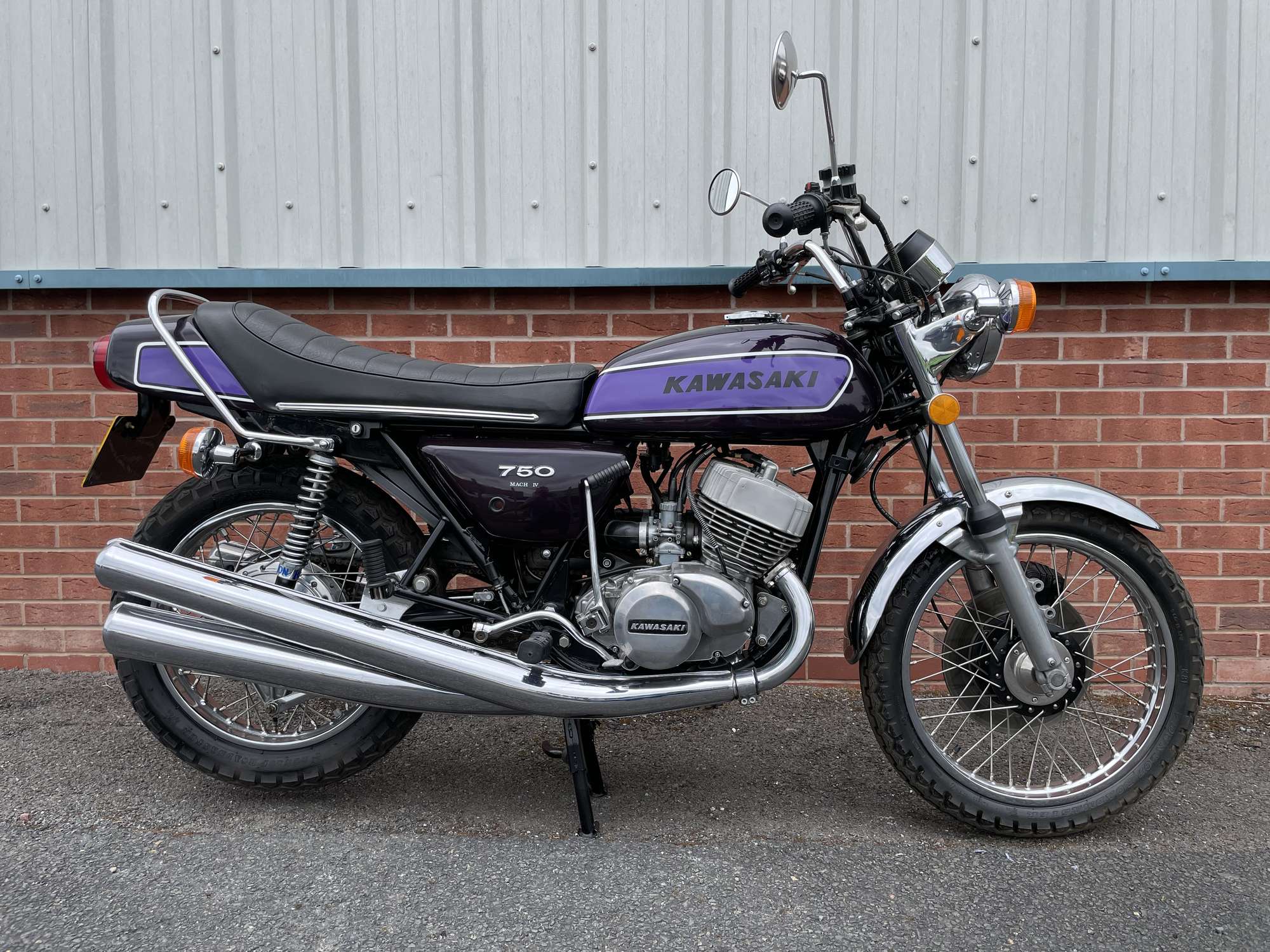 1974 Kawasaki H2B Mach IV 750-Auction Lot