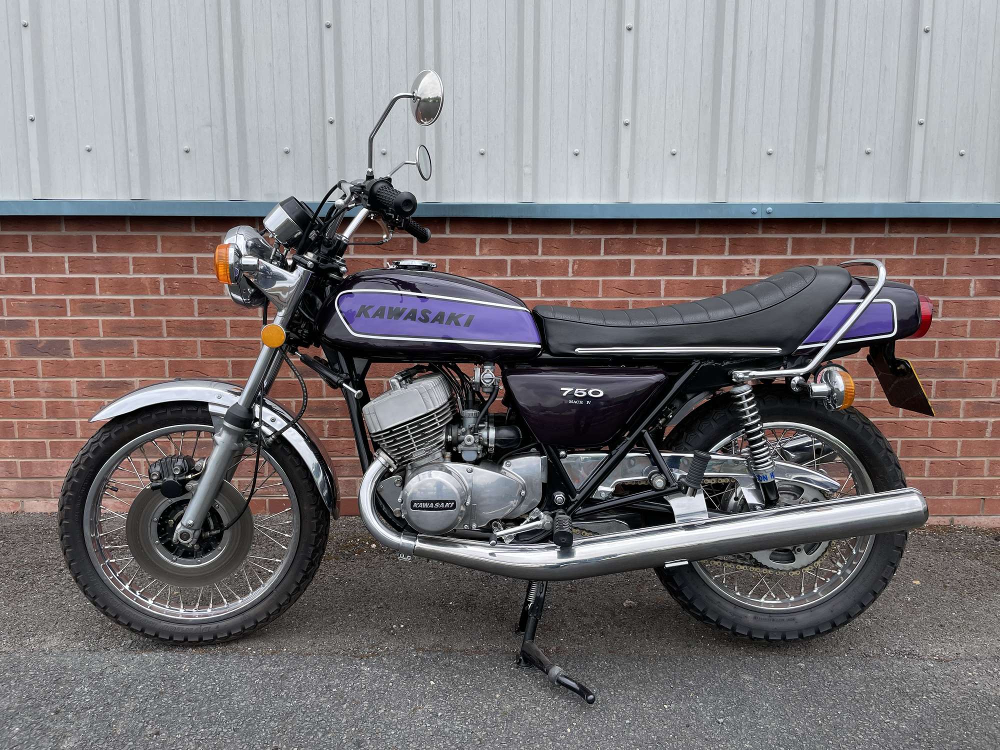 1974 Kawasaki H2B Mach IV 750-Auction Lot