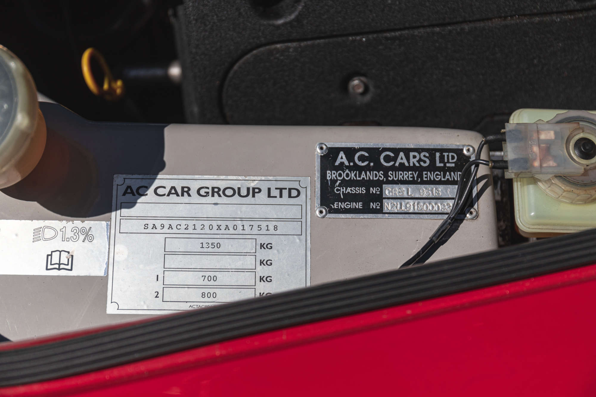 2000 AC Cobra Mk IV 212 SC-Auction Lot