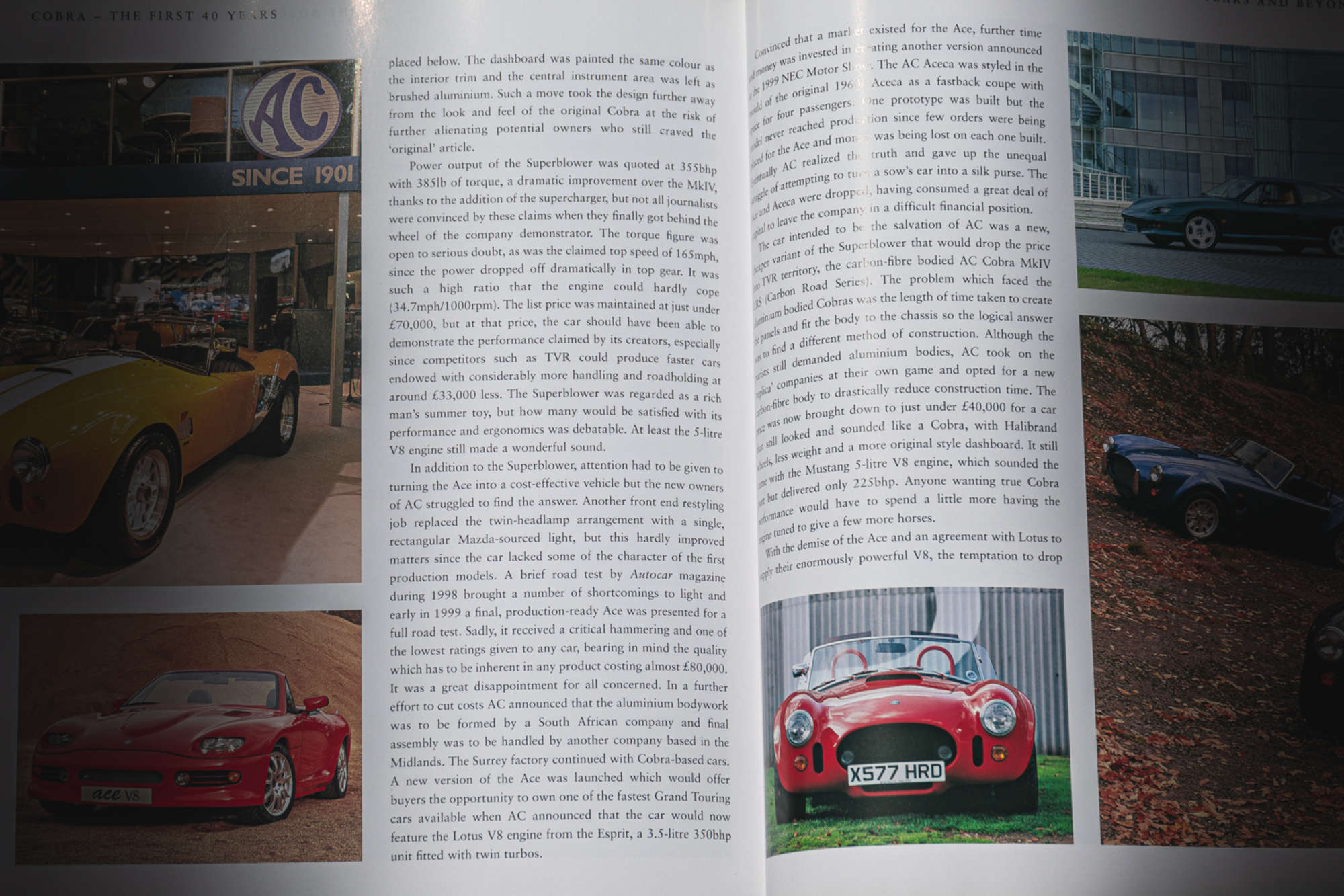2000 AC Cobra Mk IV 212 SC-Auction Lot