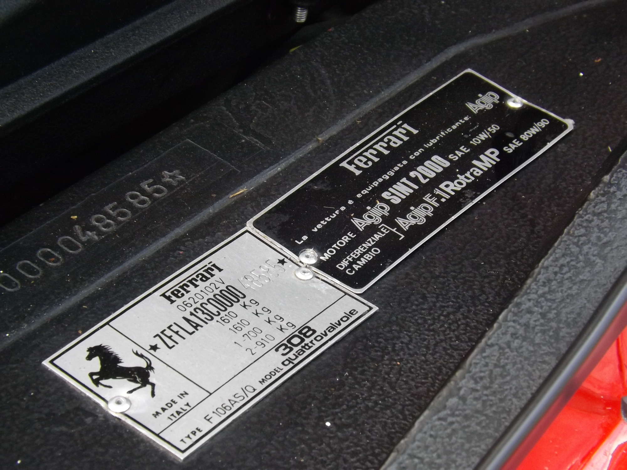 1984 Ferrari 308 GTSi QV-Sold