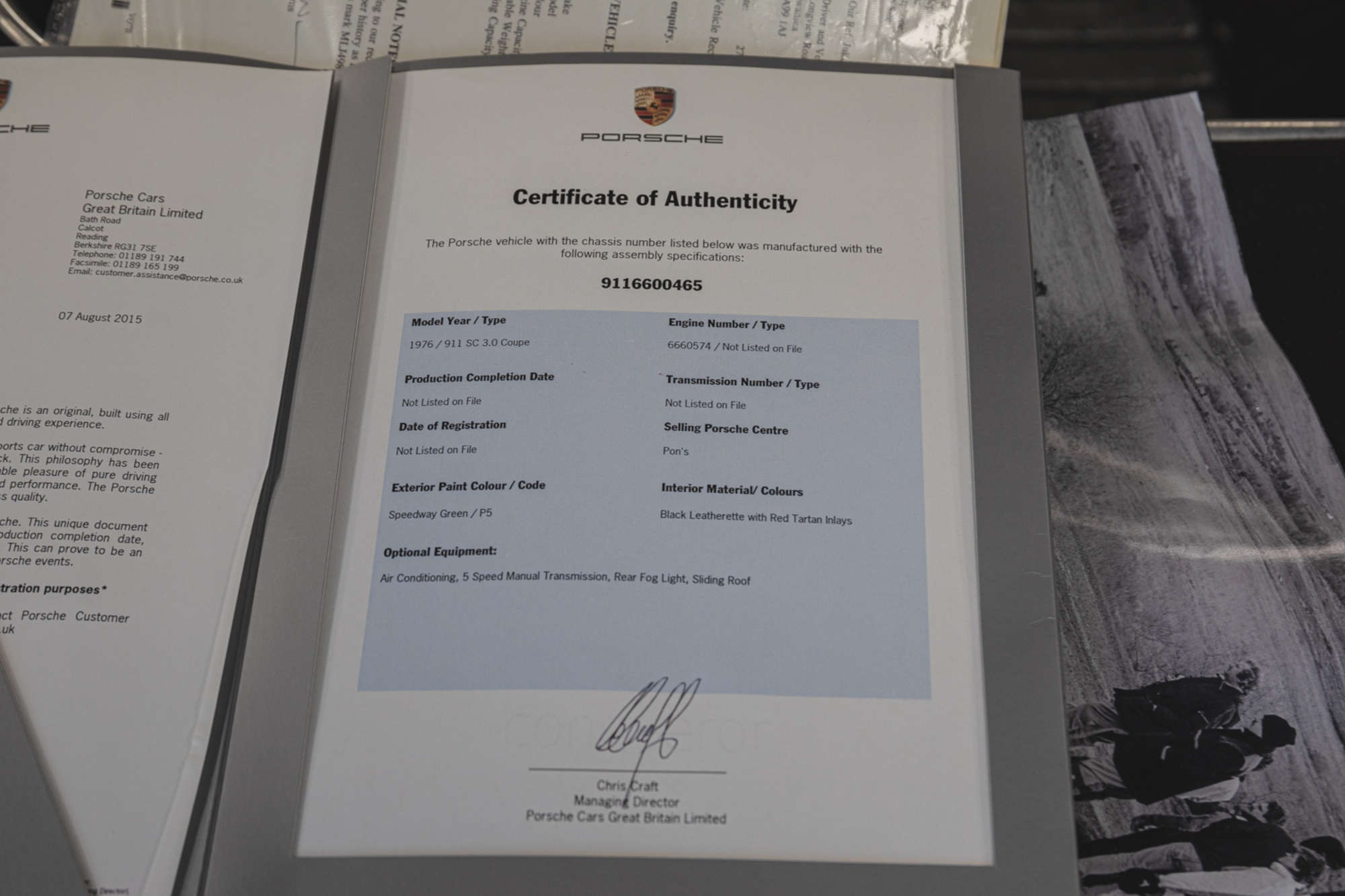 1976 Porsche 911 Carrera 3.0 Rally Car -Sold