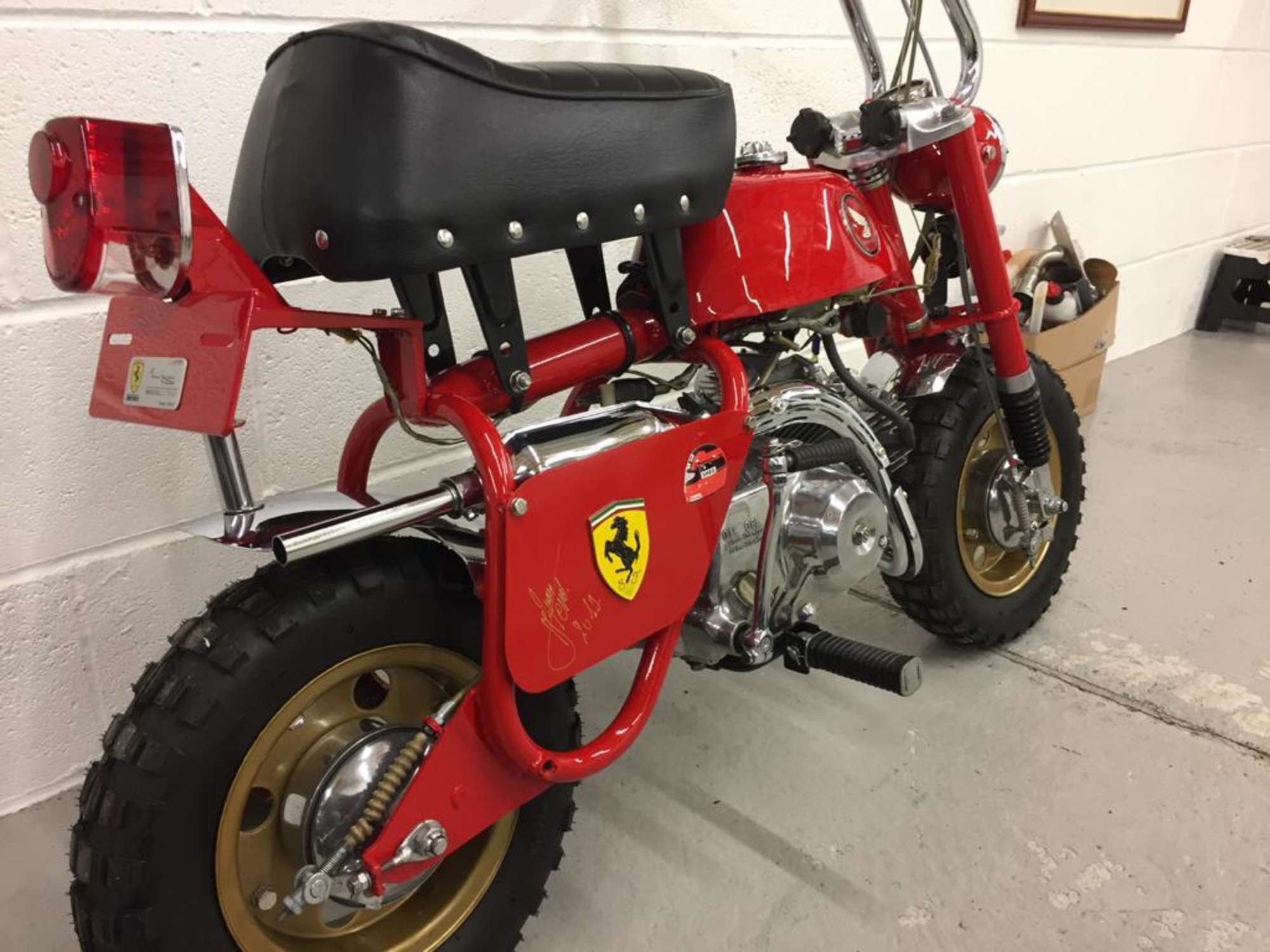 1969 Honda Z50A Ferrari Tribute Monkey Bike-Sold