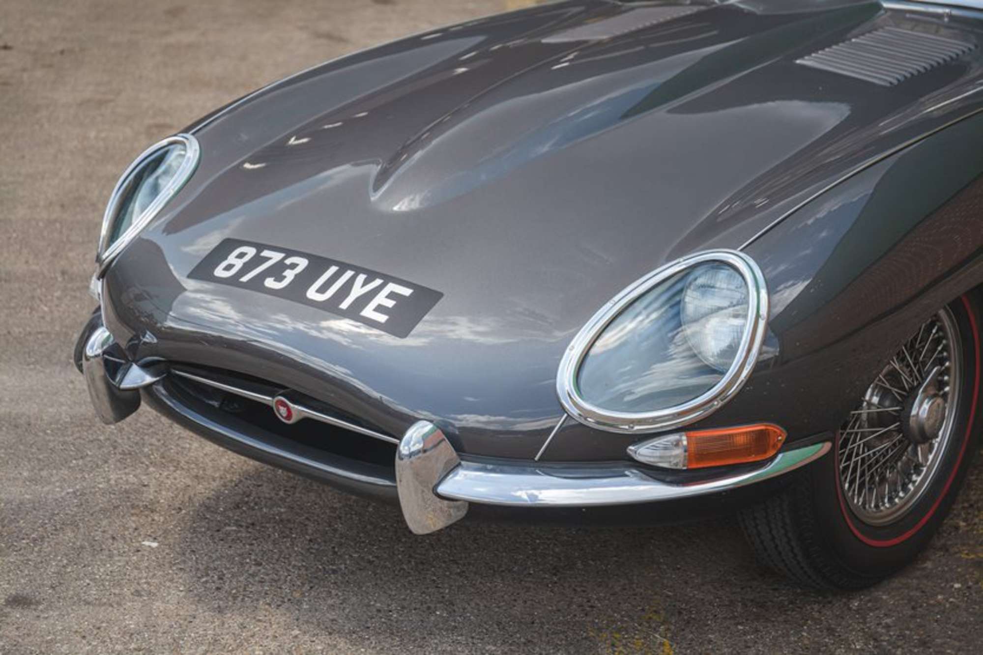 1961 Jaguar E-Type 3.8  'External Bonnet Lock' Roadster-Auction Lot