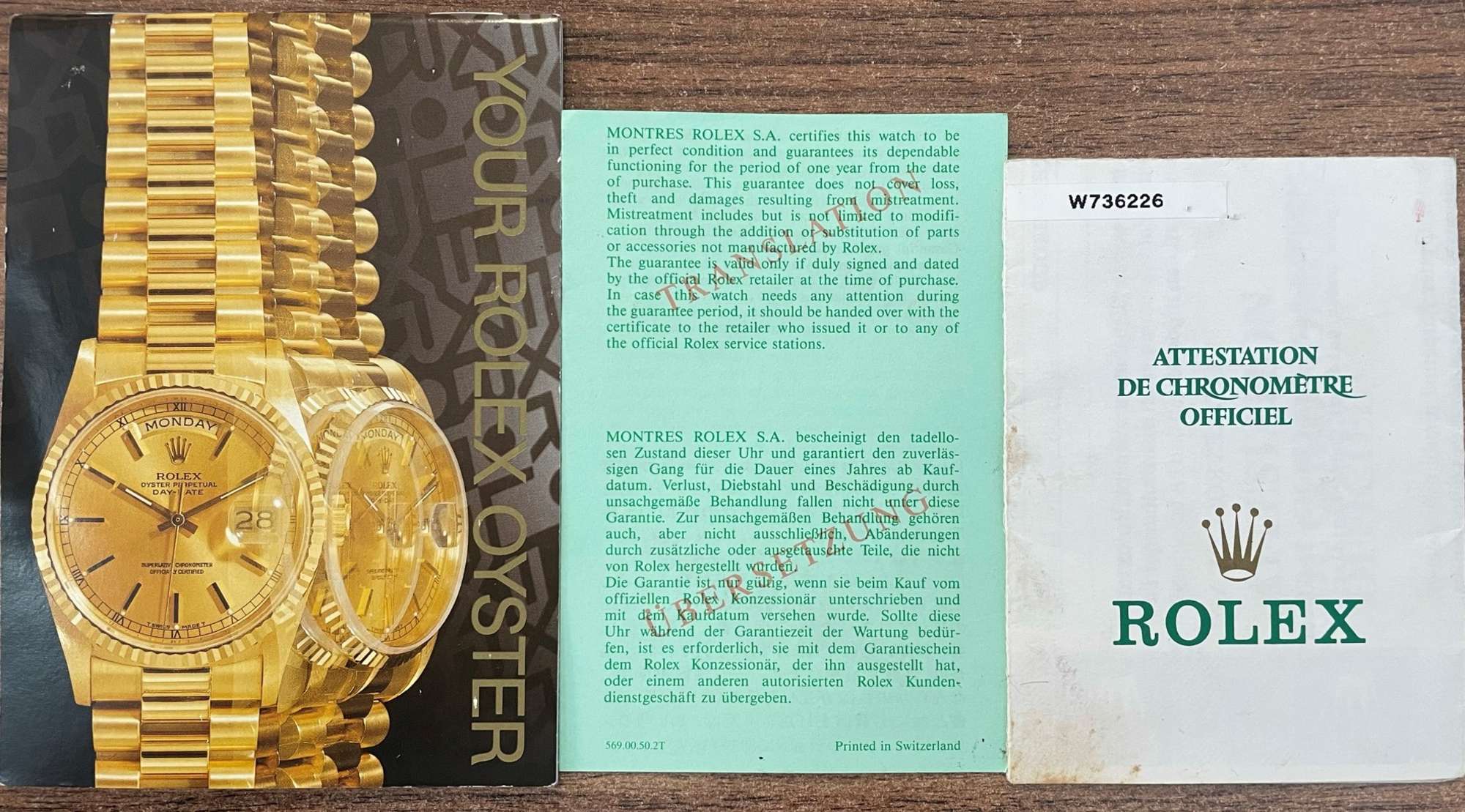 Rolex Oyster Perpetual Automatic 1998 Complete With Paperwor-Sold