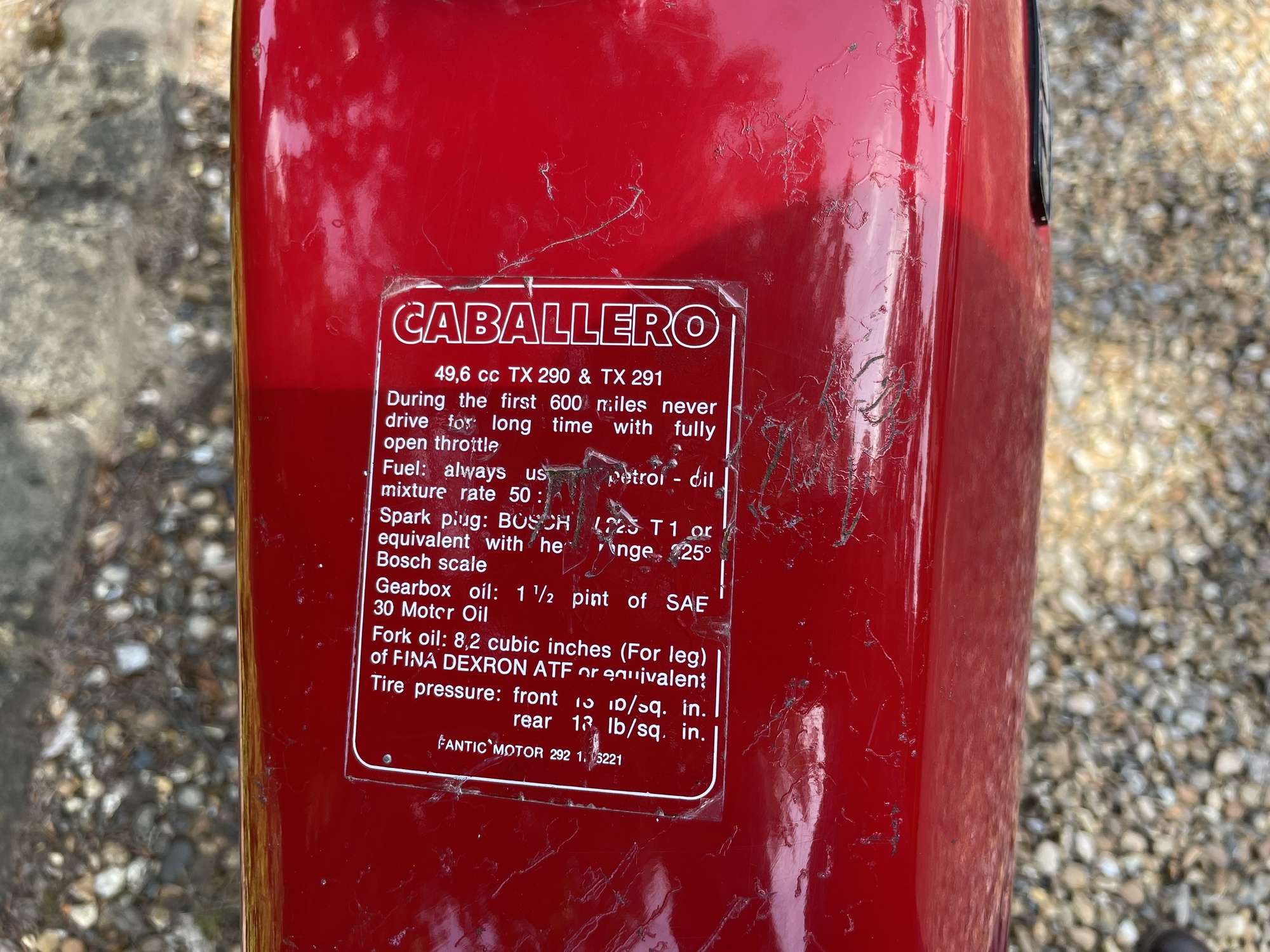 c.1979 Fantic Caballero 50 Regolarita-Sold