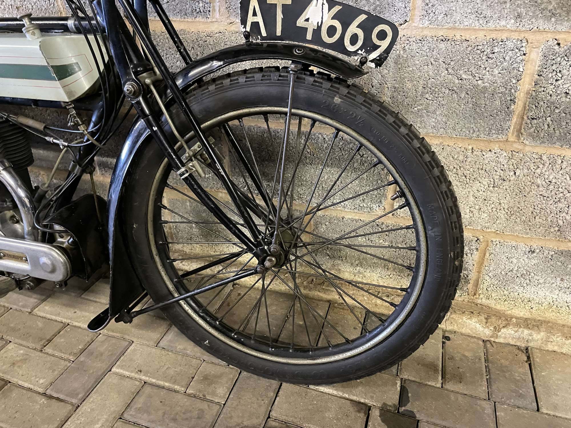 1921 Triumph Model H 550cc-Sold