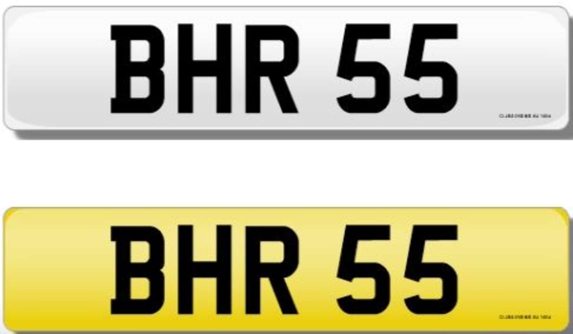 Registration Number BHR 55-Sold
