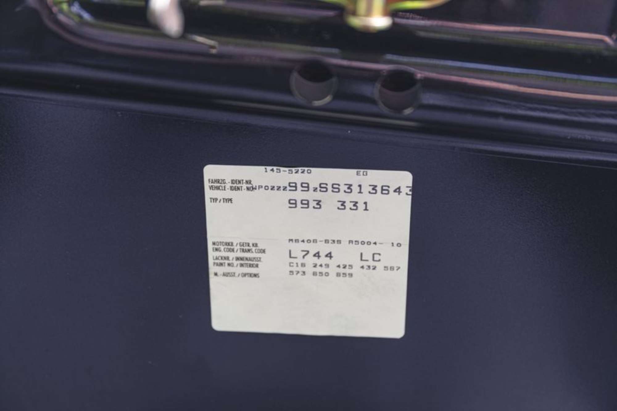 1995 Porsche 911 (993) C2 Tiptronic-Sold