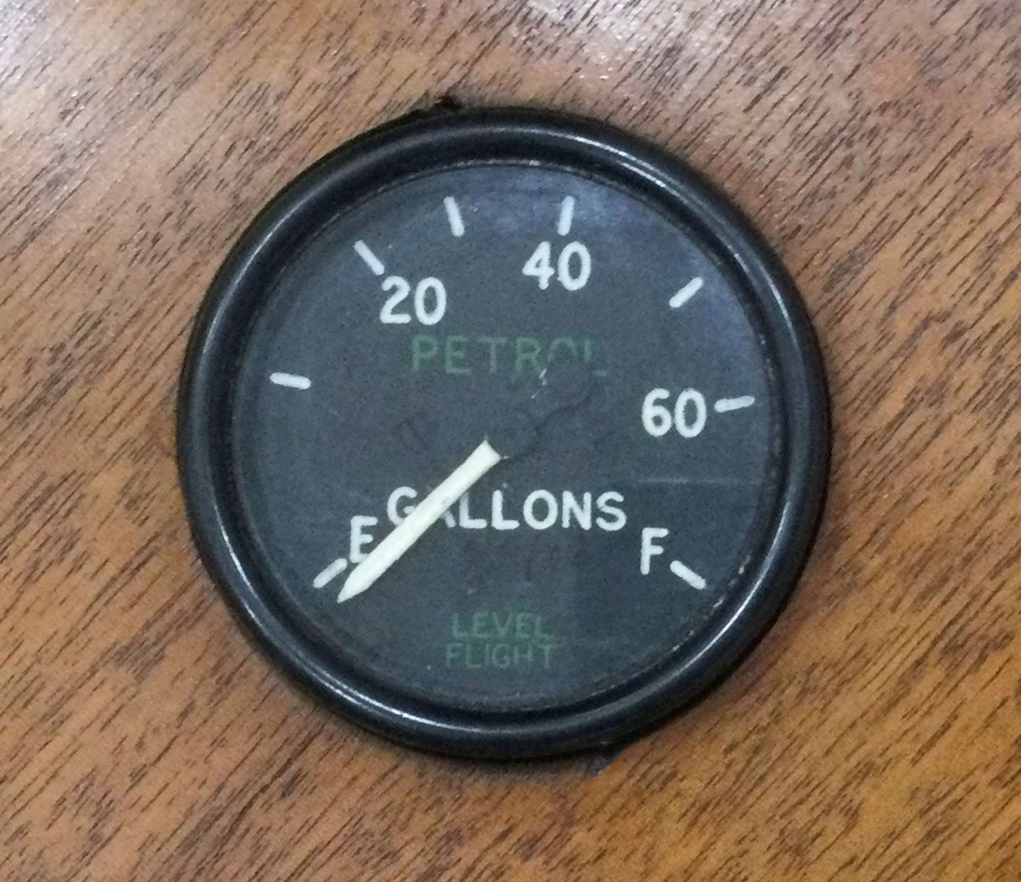 WWI Aircraft Propeller Boss With a Spitfire Fuel Gauge-Sold