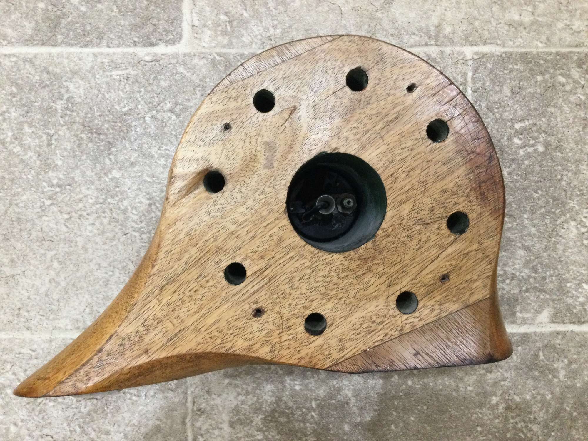 WWI Aircraft Propeller Boss With a Spitfire Fuel Gauge-Sold