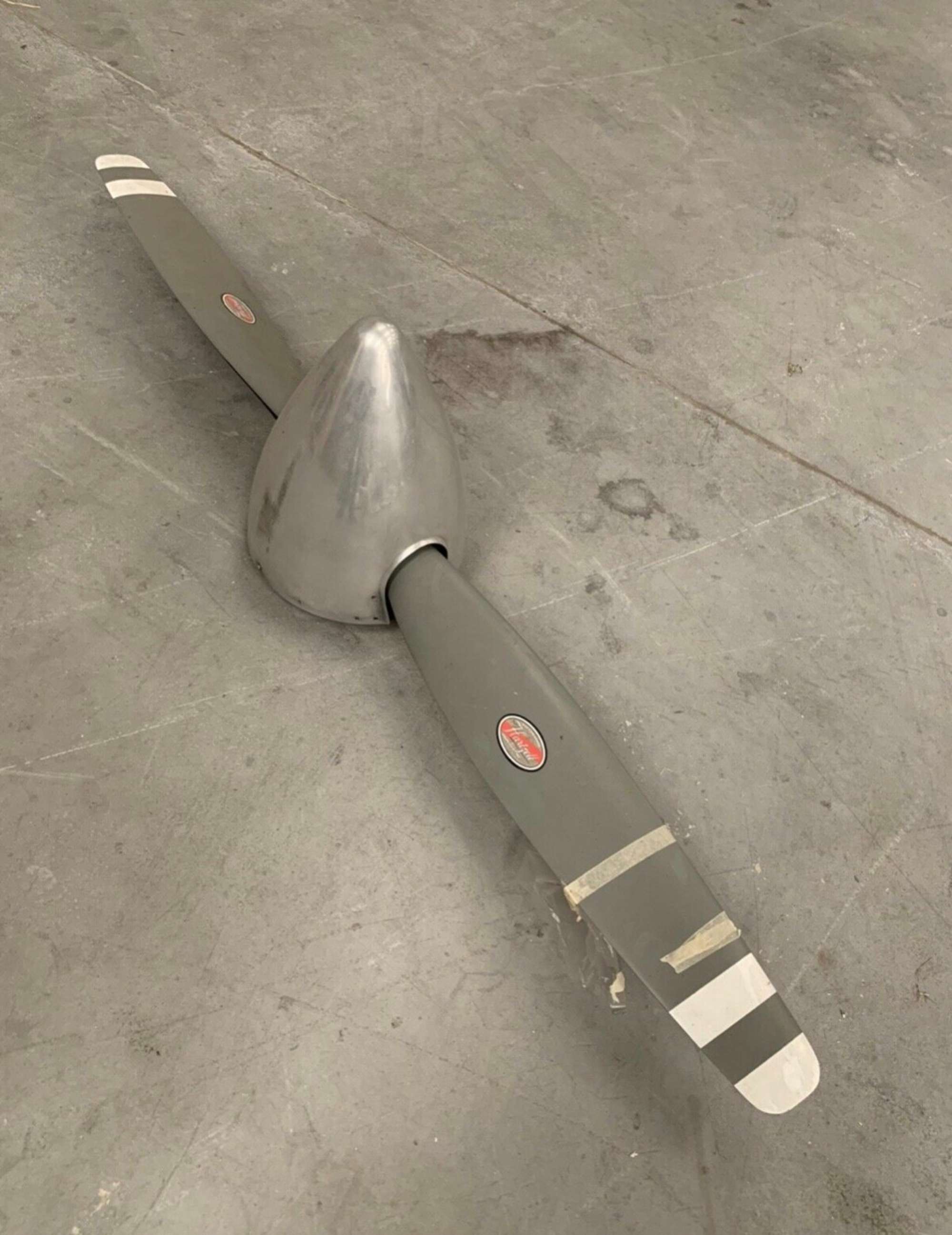 A Superb Polished Aluminium Twin-Blade Hartzell Aircraft Pro-Sold