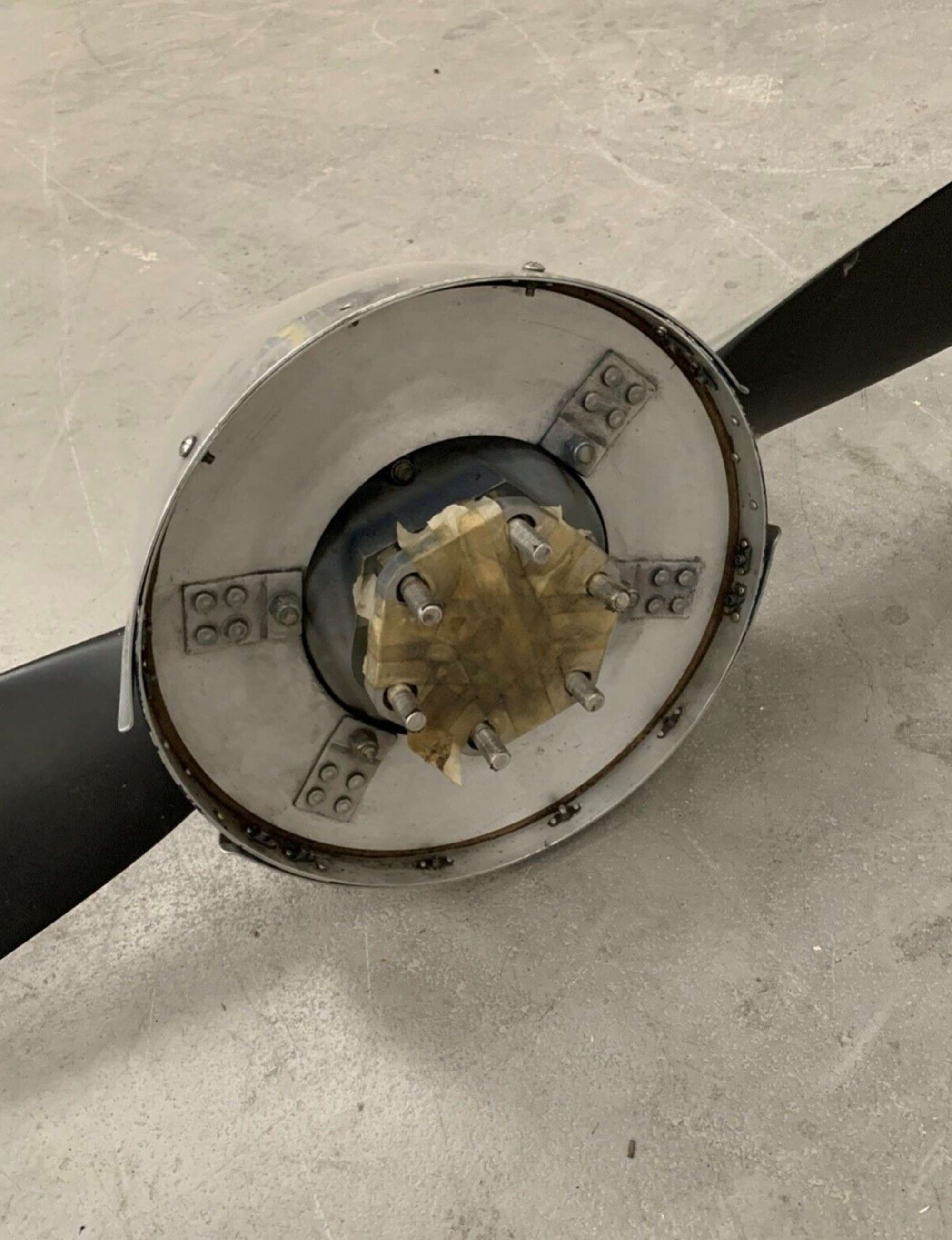 A Superb Polished Aluminium Twin-Blade Hartzell Aircraft Pro-Sold