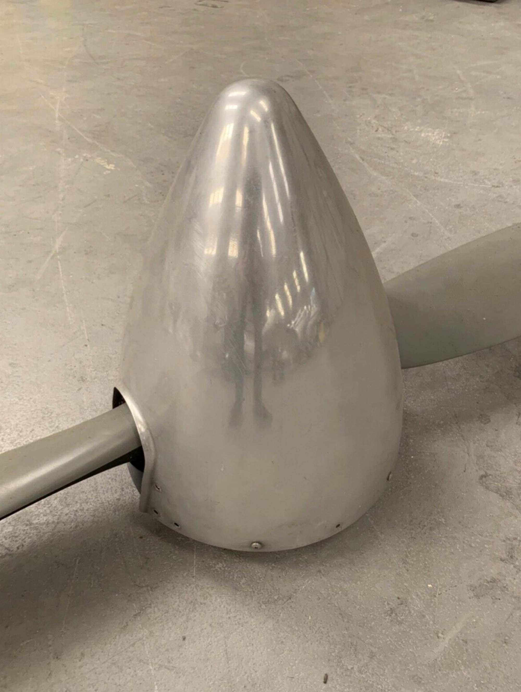 A Superb Polished Aluminium Twin-Blade Hartzell Aircraft Pro-Sold