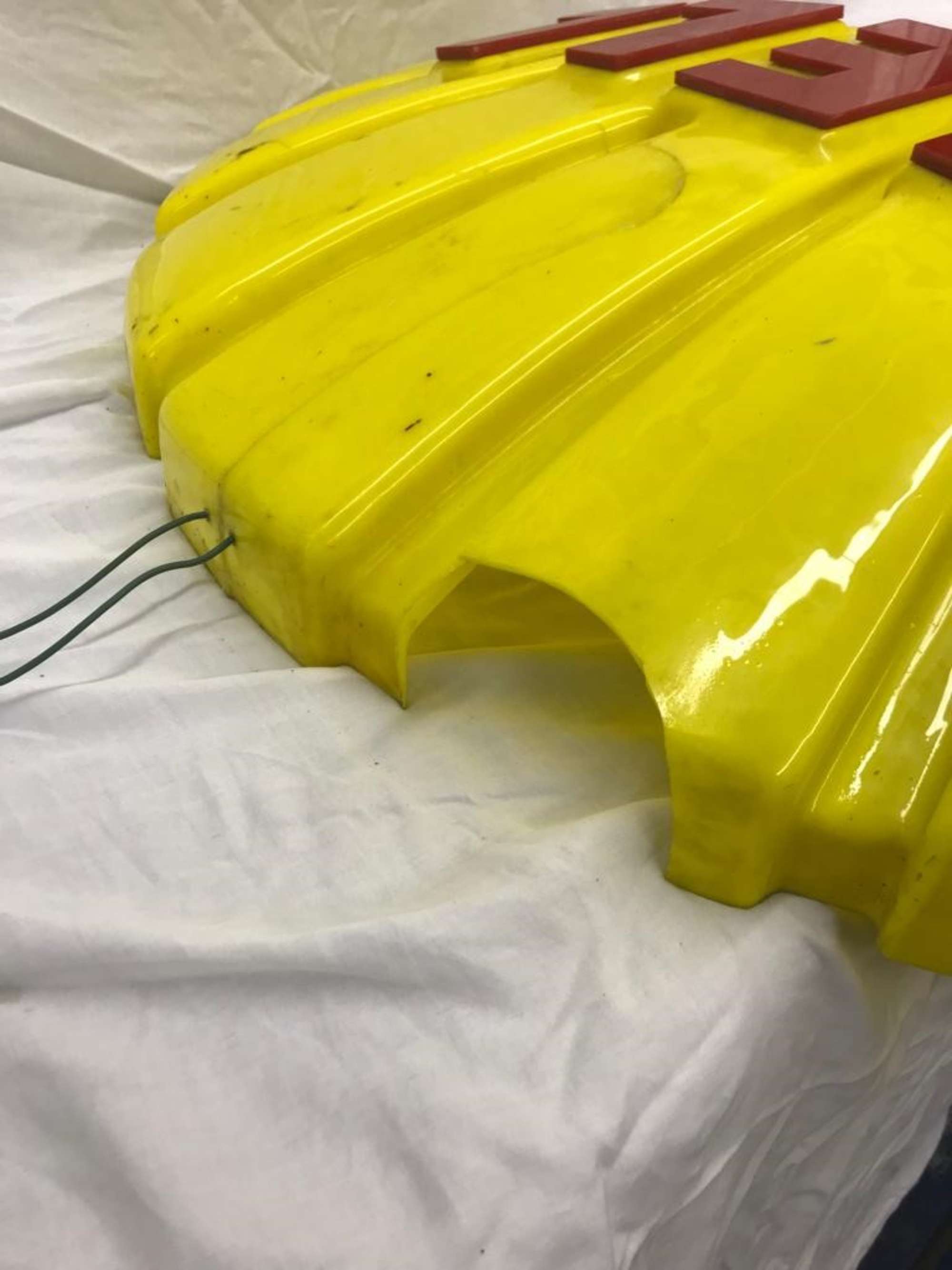 A Shell Perspex-Relief Hanging Advertising Sign. -Sold