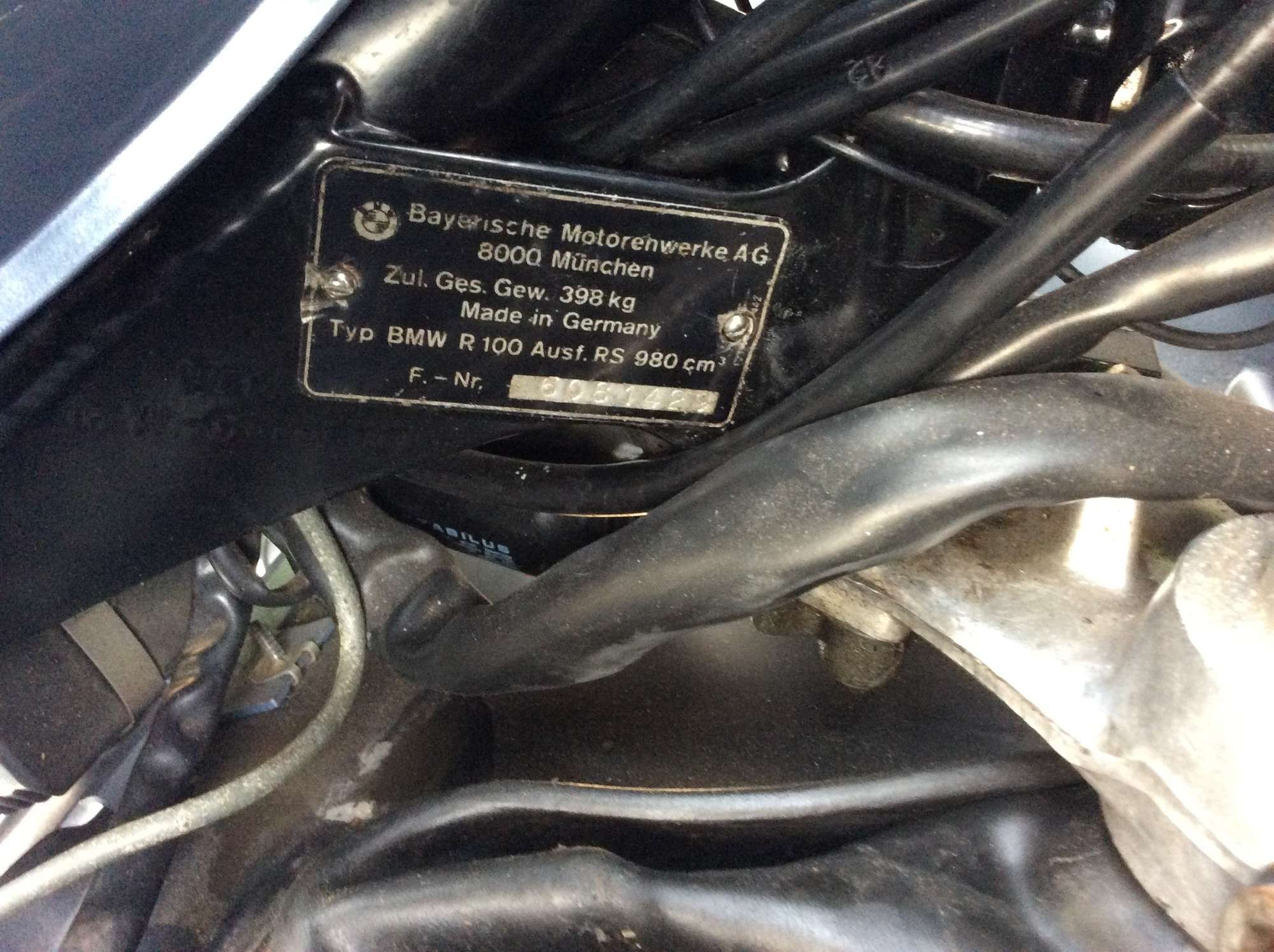 1977 BMW R100RS-Sold