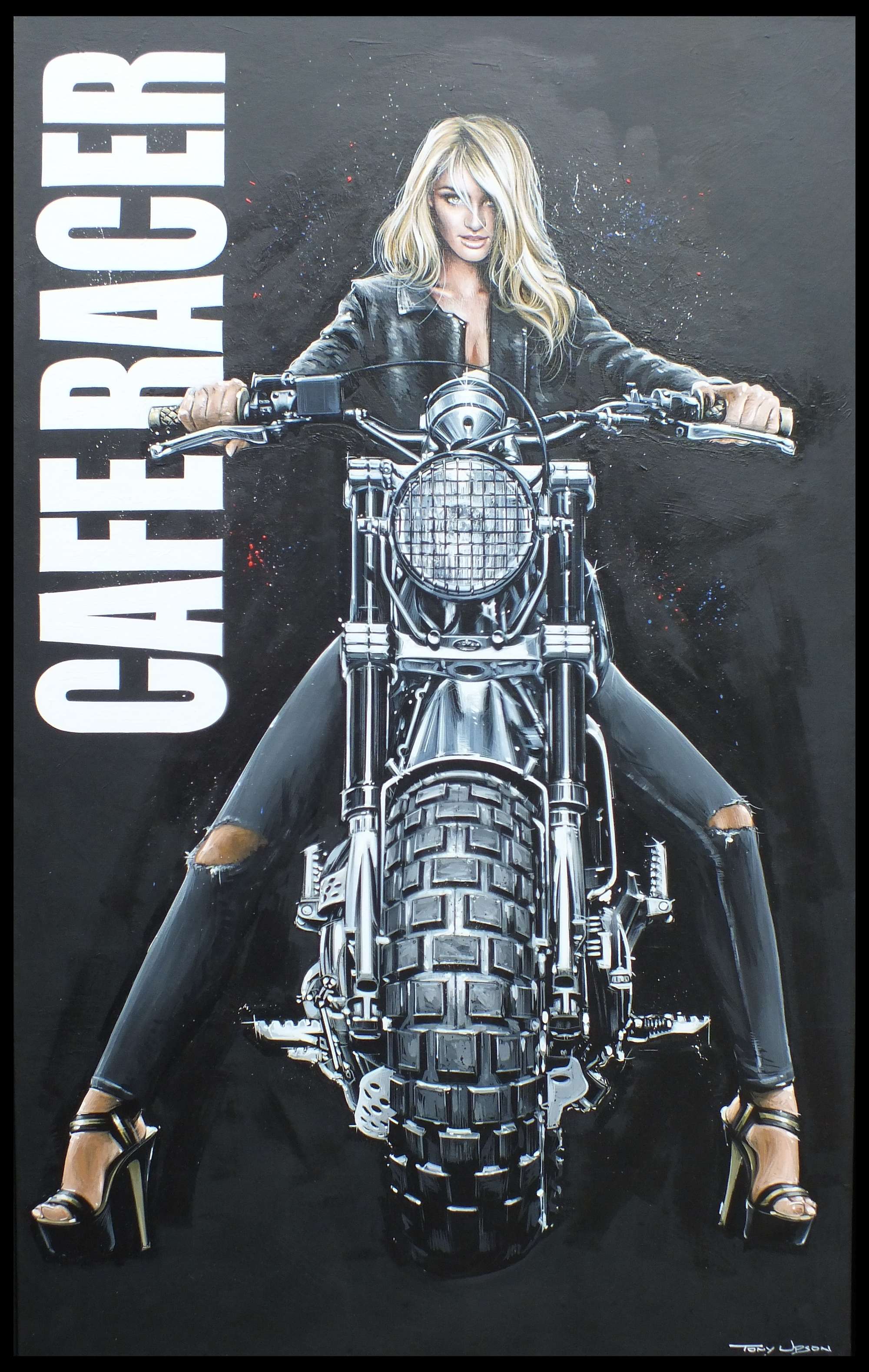 Café Racer By Tony Upson-Sold