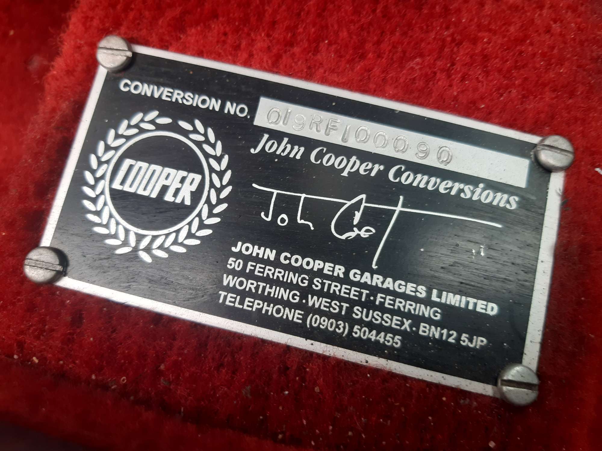 1989 Mini 30/John Cooper Conversion-Sold