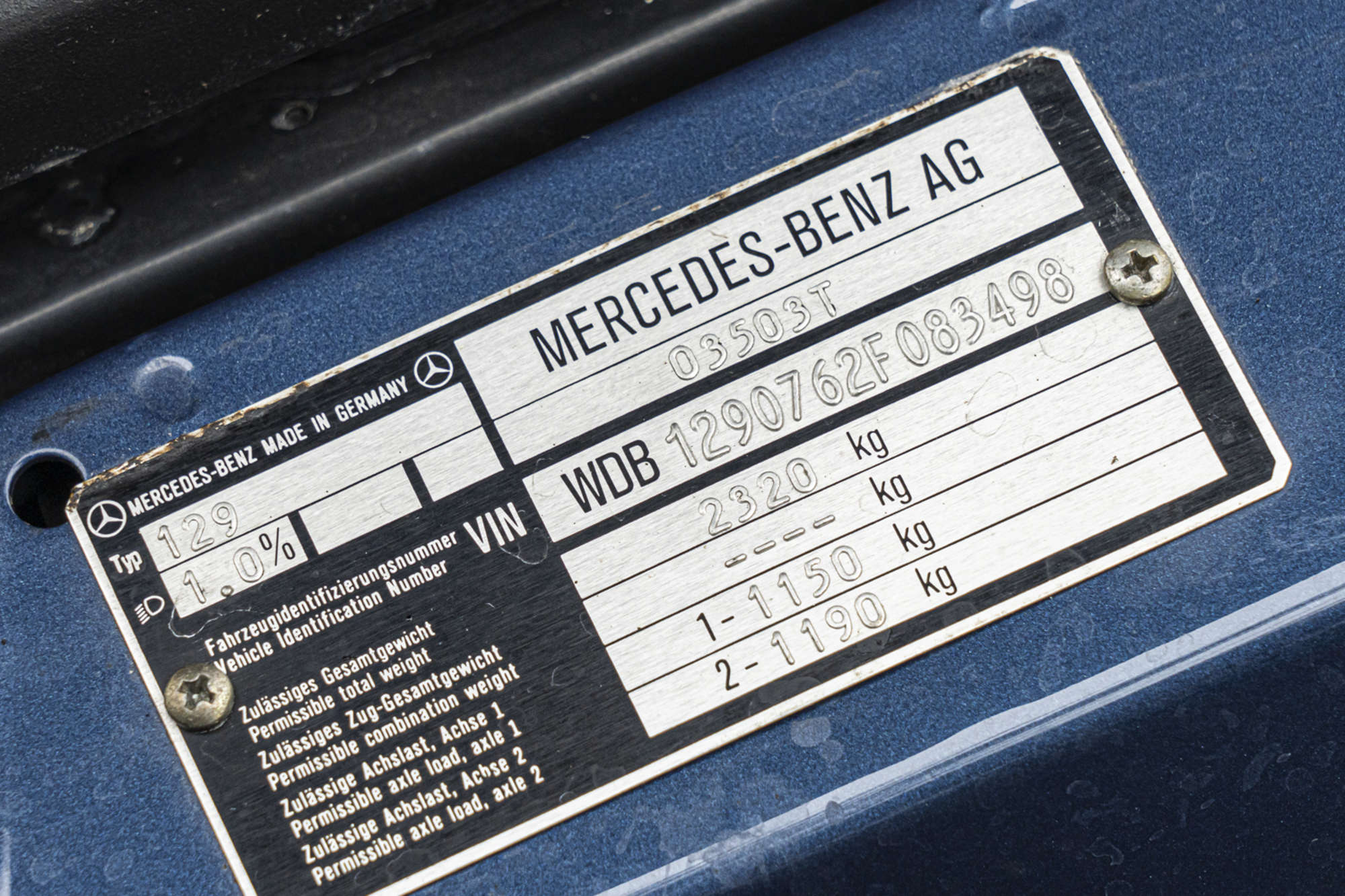 1993 Mercedes-Benz 600SL (R129) -Sold