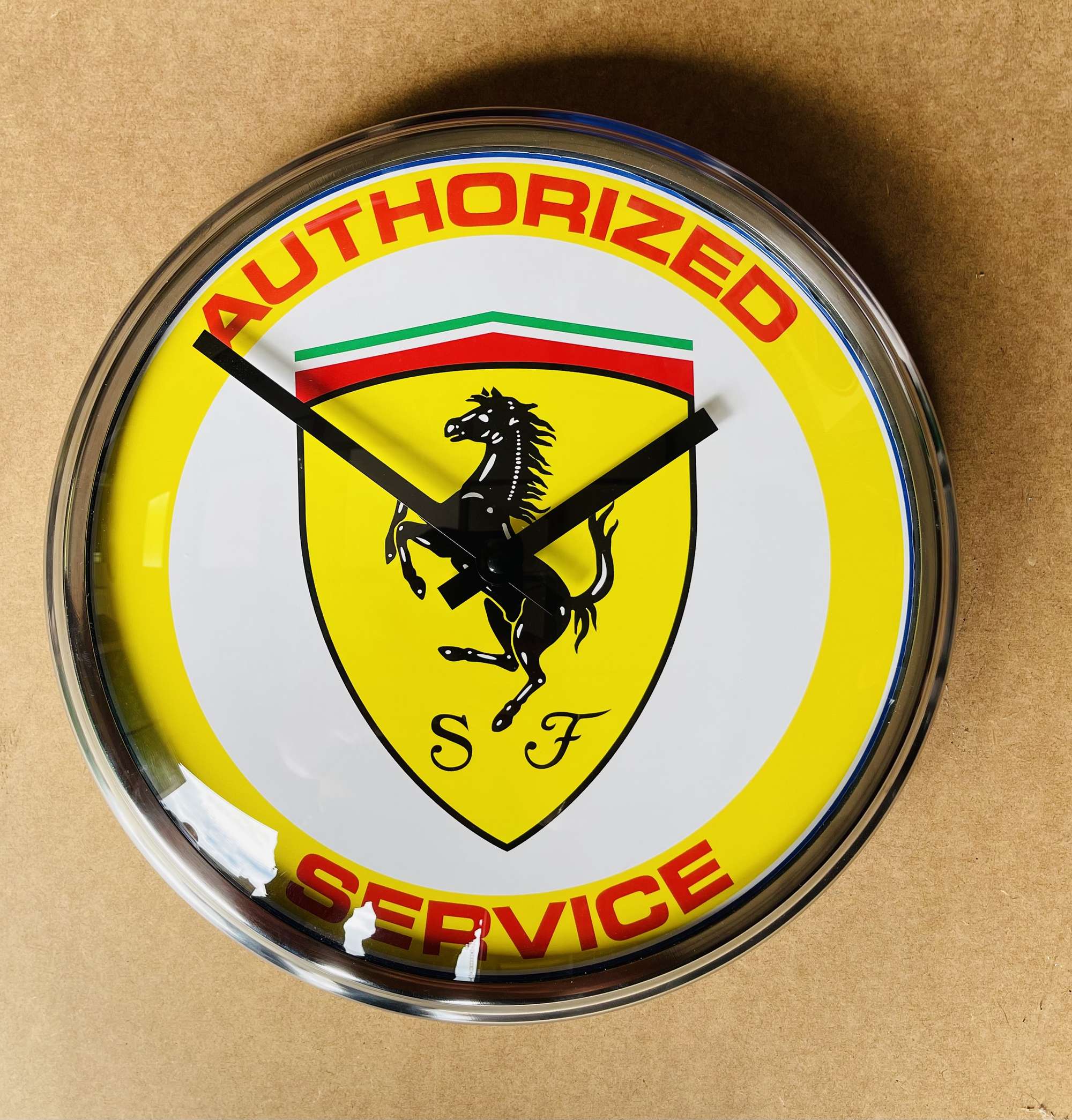 Ferrari Dealers-style Wall Clock-Sold