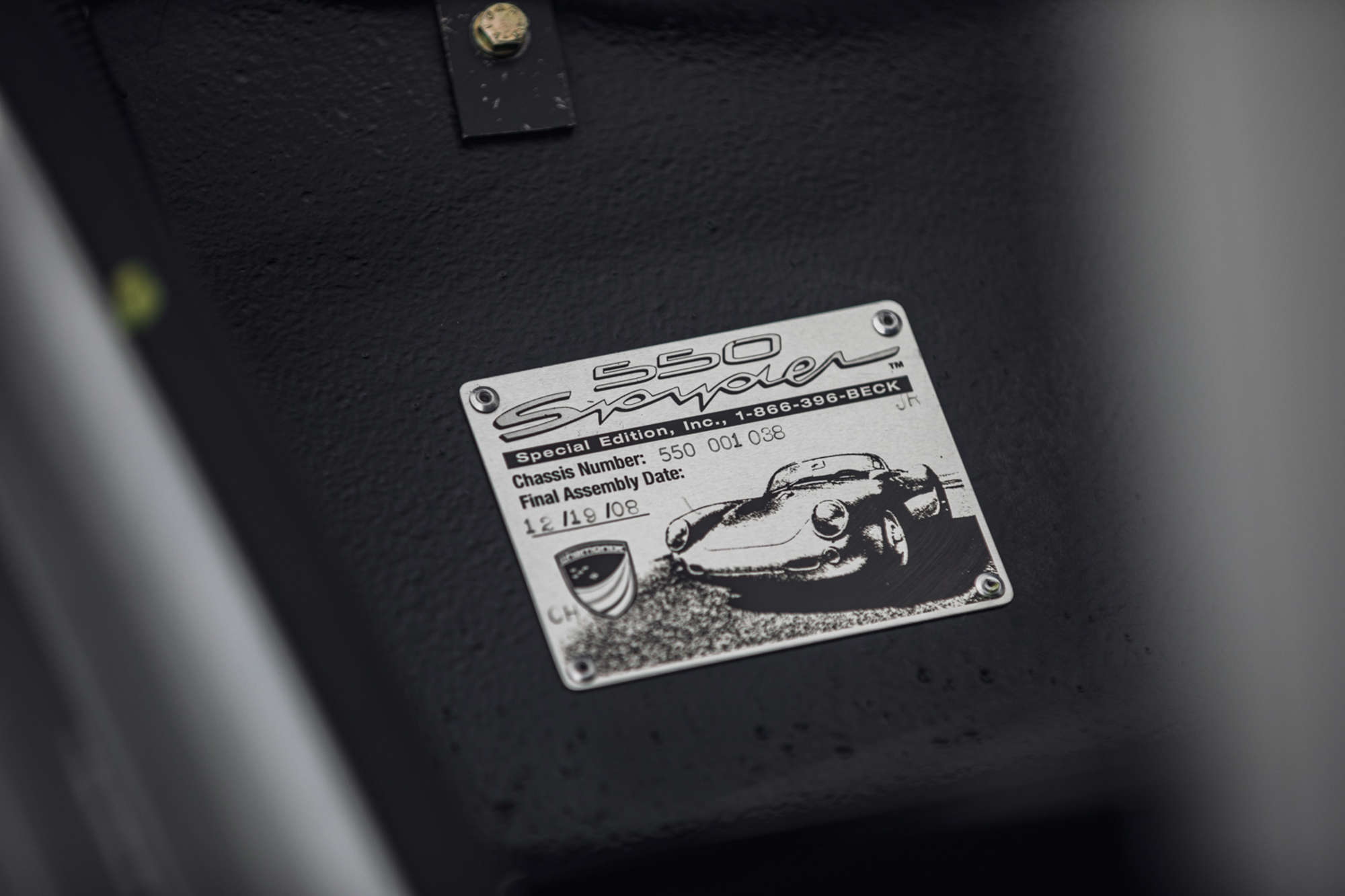 1955 Porsche Chamonix 550 Spyder-Sold