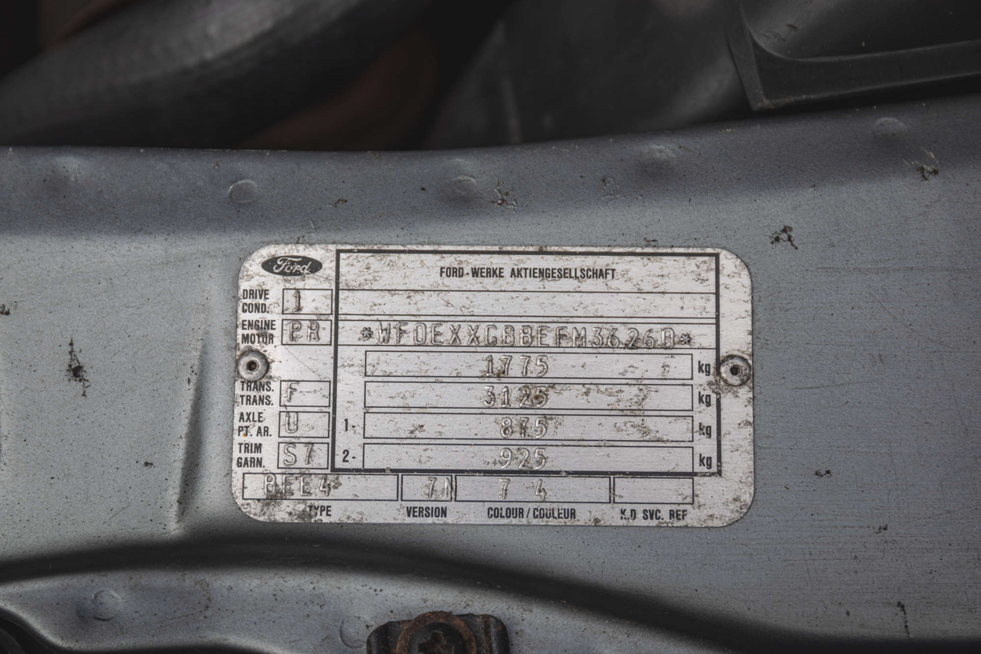 1985 Ford Sierra 2.8i 4x4-Sold