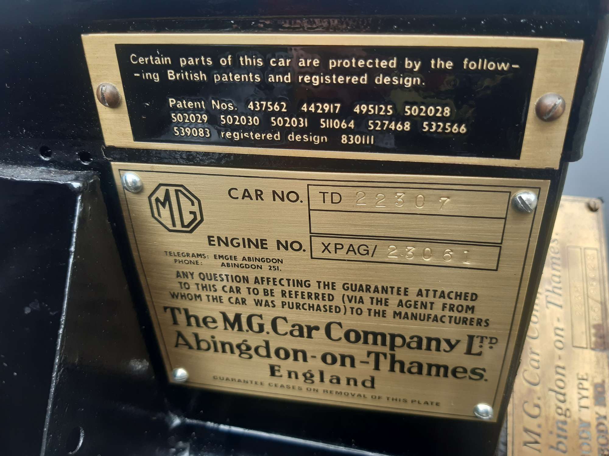 1952 MG TD Midget-Auction Lot