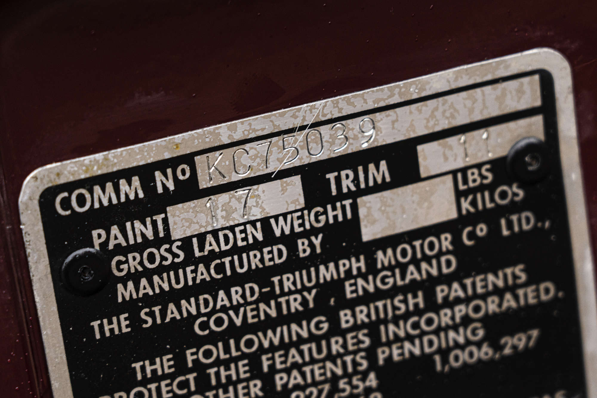 1969 Triumph GT6 Mk 2-Sold