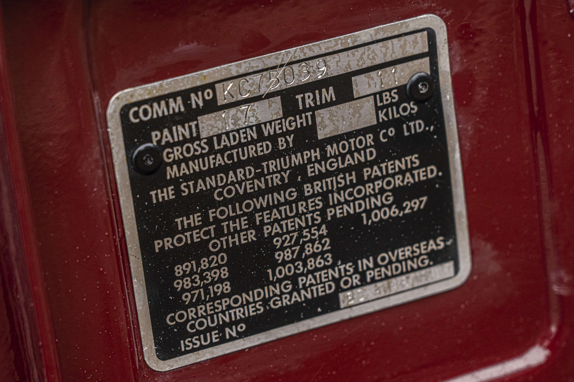 1969 Triumph GT6 Mk 2-Sold