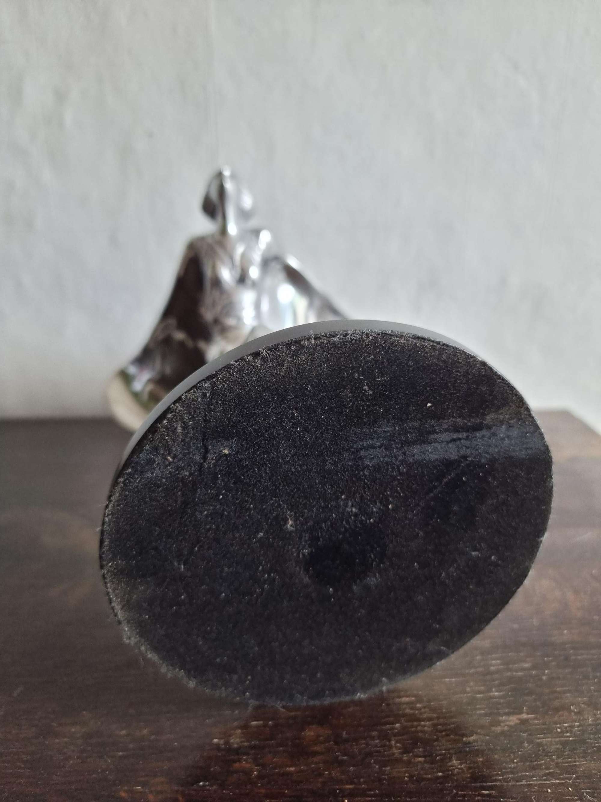 Large Mounted Aluminium Statuette  -Sold