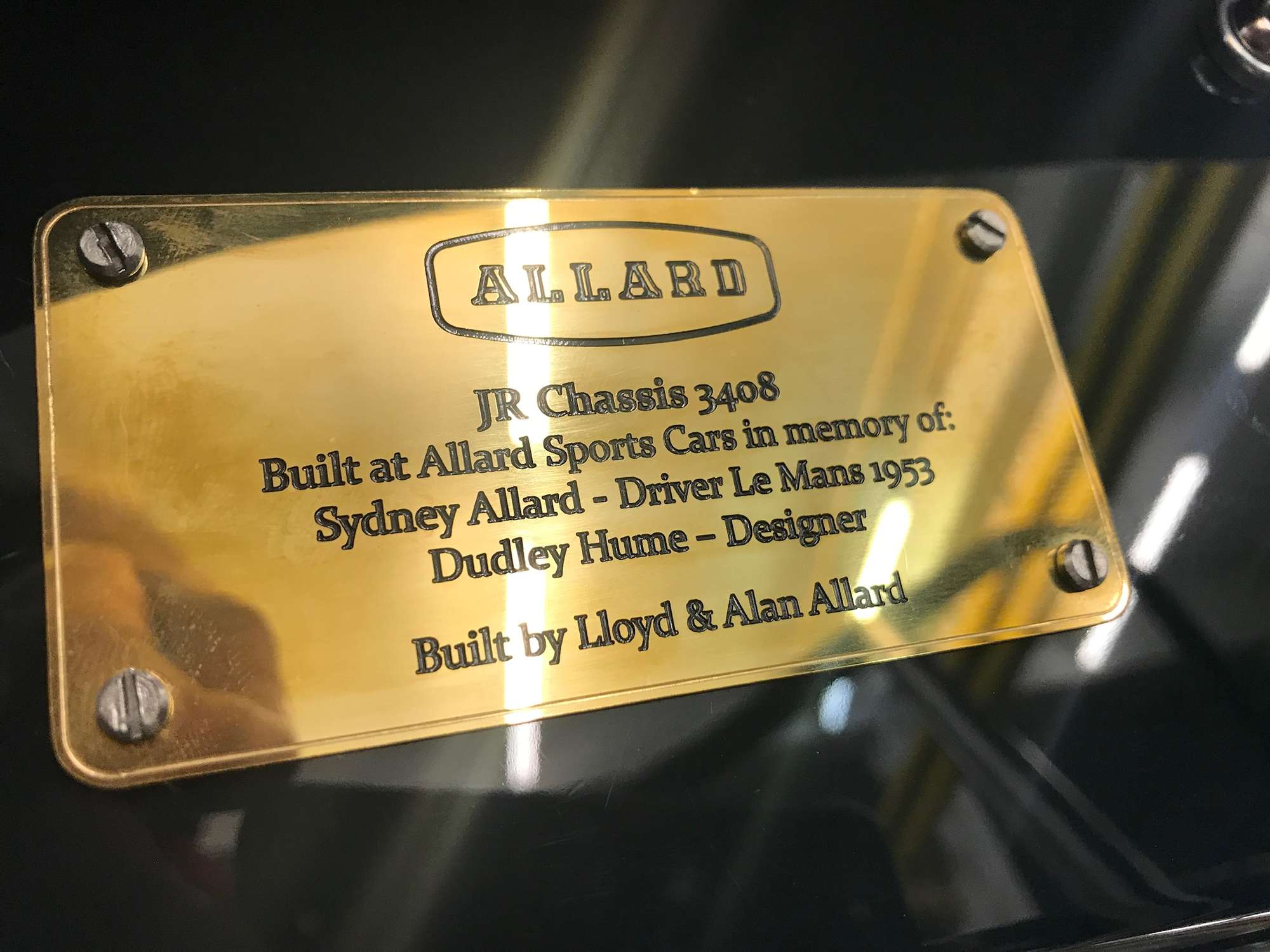 1953 Allard JR Continuation Chassis #3408 †-Sold