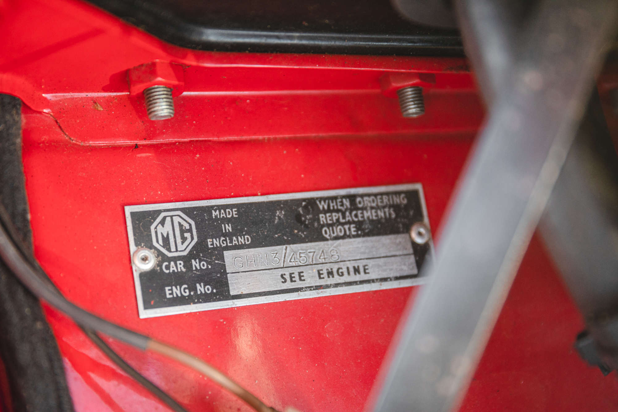 1964 MGB Roadster Ex-Works BRX 854B-Auction Lot